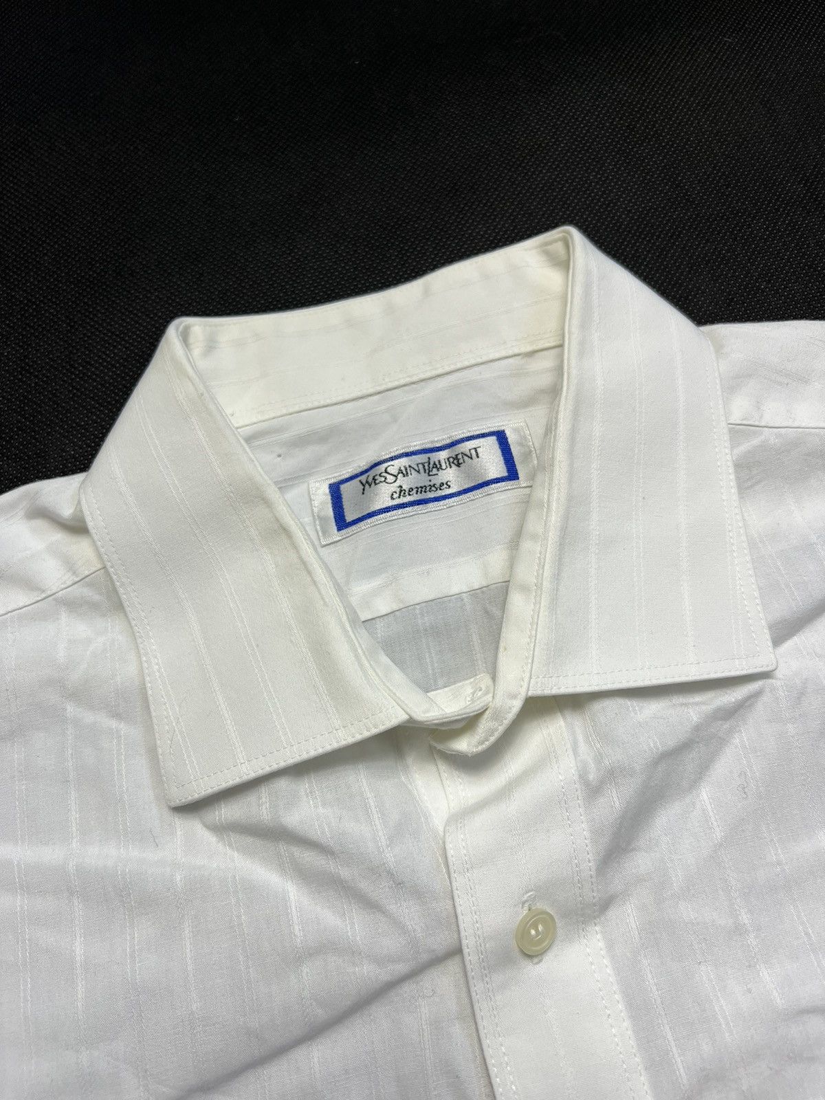 Vintage × Yves Saint Laurent Koszula Yves Saint Laurent biała vintage 90’s small logo Size US XL / EU 56 / 4 - 5 Thumbnail