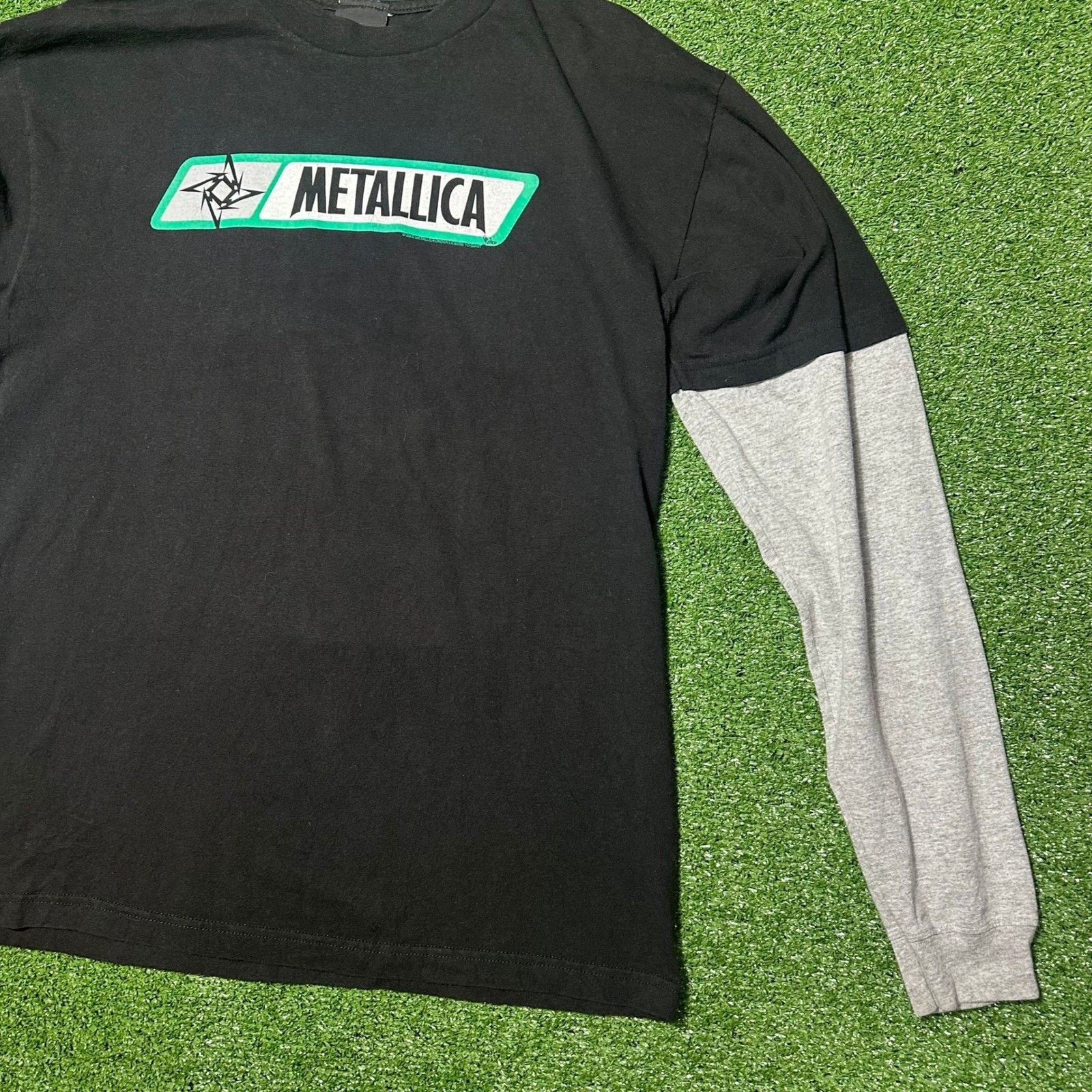Giant Vintage 2002 Metallica Giant Double Layer Shirt Large Size US L / EU 52-54 / 3 - 15 Thumbnail