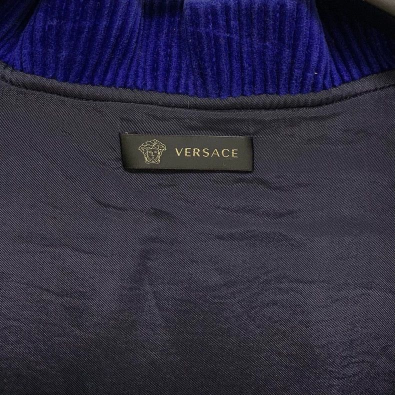 Versace Versace Baroque print zippered baseball uniform long sleev Size US L / EU 52-54 / 3 - 3 Thumbnail