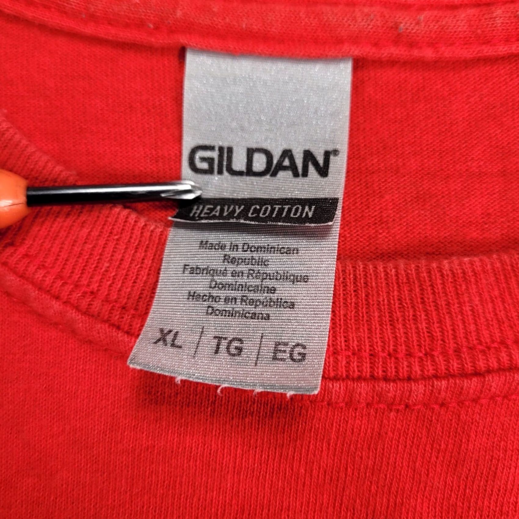 Gildan Gildan Bob Marley One Love Graphic Print T-Shirt Red XL Men Size US XL / EU 56 / 4 - 2 Thumbnail