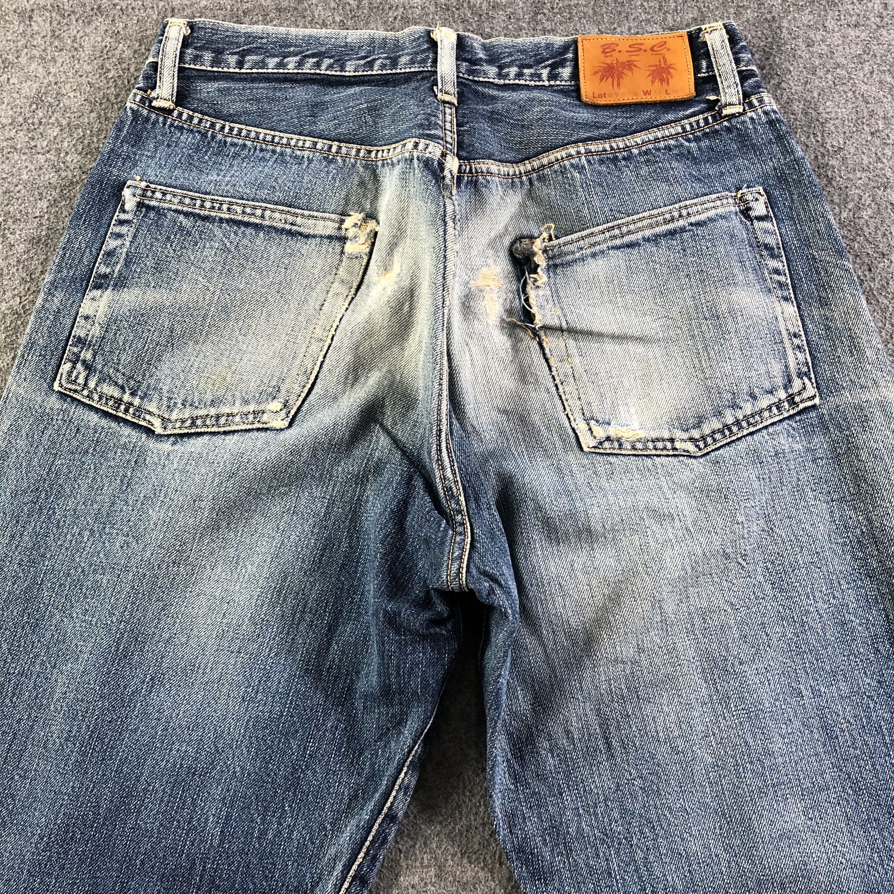 Japanese Brand × Vintage Vintage Bsc Japan Redline Jeans-J2949 Size US 30 / EU 46 - 5 Thumbnail