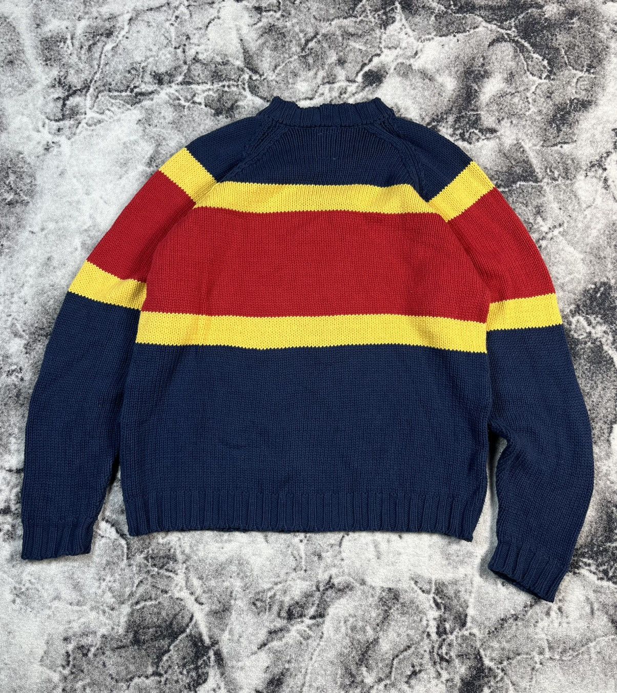 Vintage Droopy Cartoon Knit Sweater Vintage 90s Stripe Size US M / EU 48-50 / 2 - 8 Thumbnail