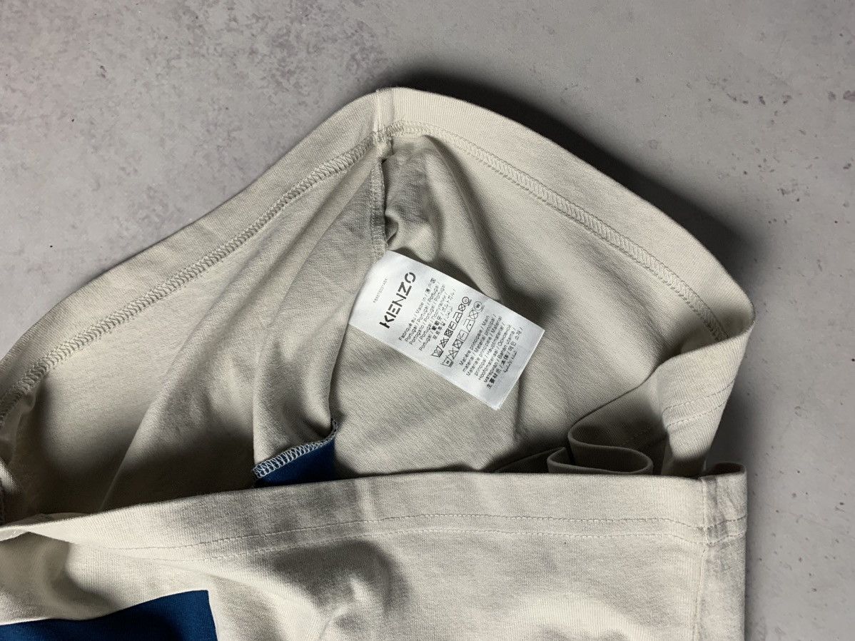 Vintage Kenzo Spellout Geometrical T-shirt M