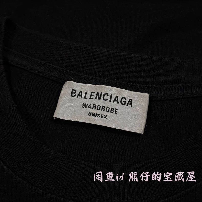 Balenciaga Balenciaga Mosaic fuzzy Logo BB letter short sleeve T-shir Size US M / EU 48-50 / 2 - 4 Thumbnail