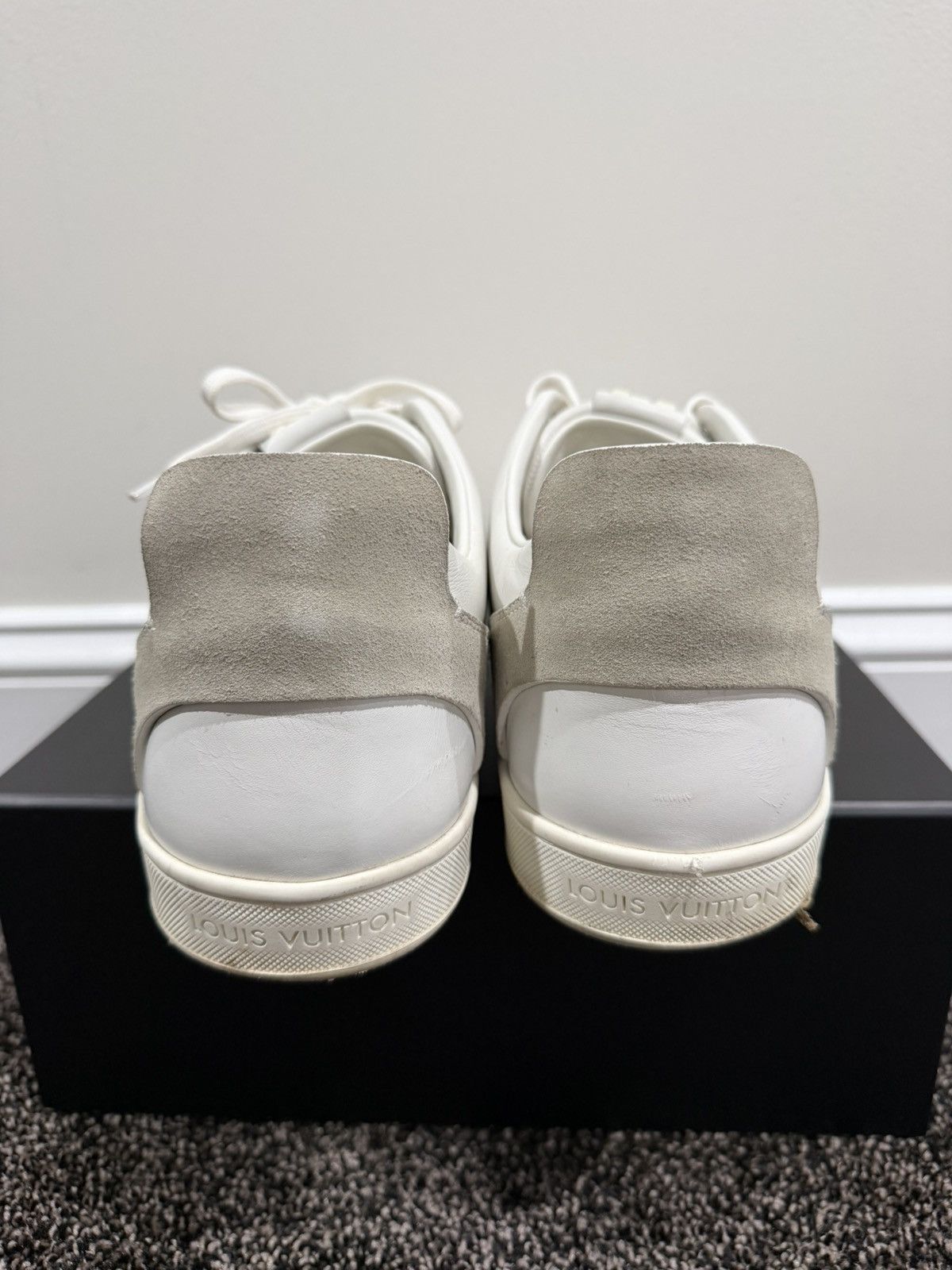 Louis Vuitton Louis Vuitton Fuselage LV Leather / Suede White Sneakers Size US 10 / EU 43 - 5 Thumbnail