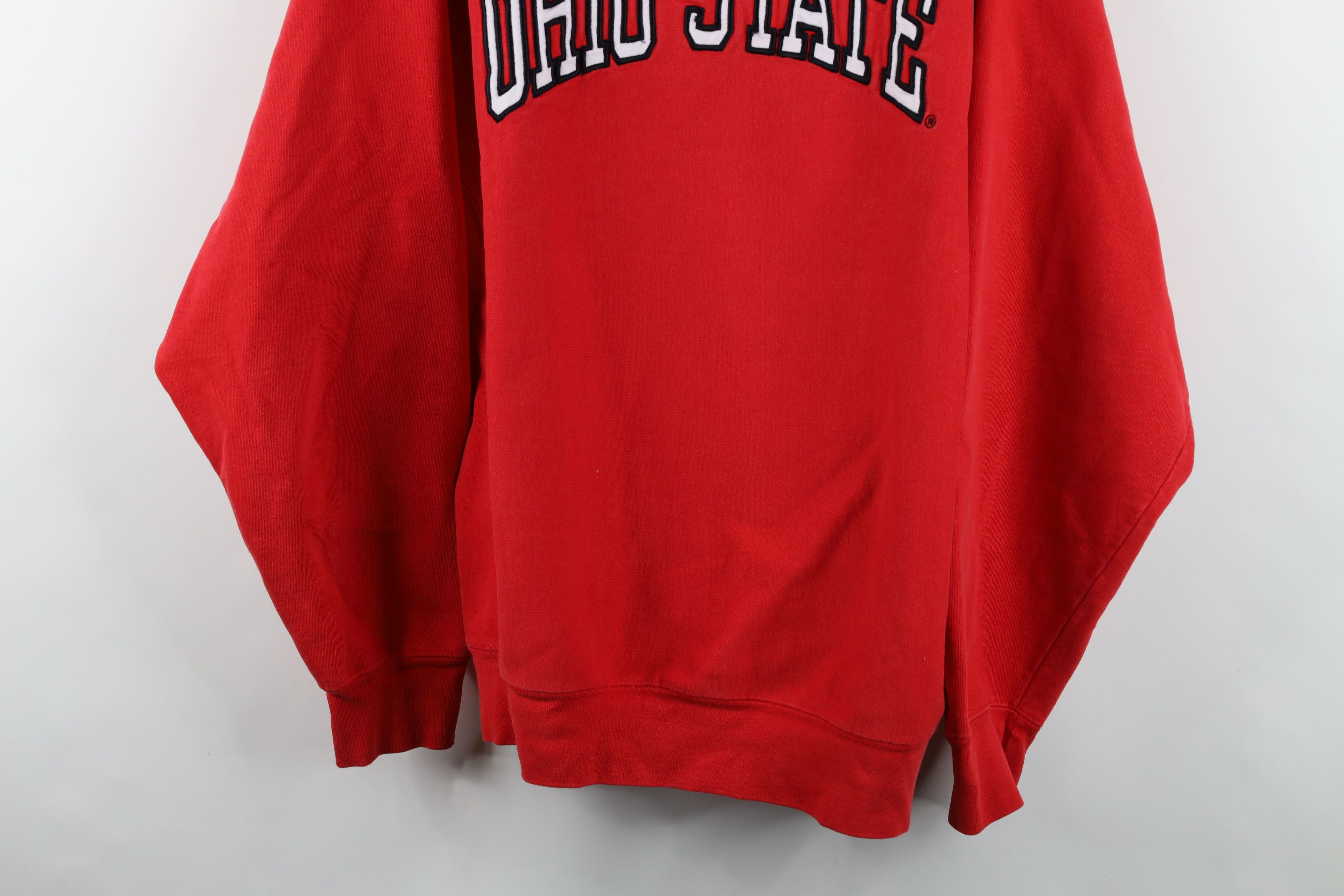 Vintage Vintage 90s Heavyweight Ohio State University Sweatshirt Red Size US XXL / EU 58 / 5 - 3 Thumbnail