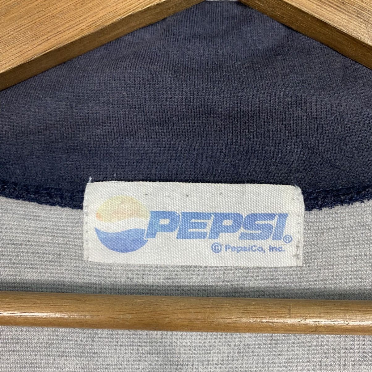 Japanese Brand 📌Vintage Zipper Sweater Pepsi Big Logo Size US L / EU 52-54 / 3 - 20 Thumbnail