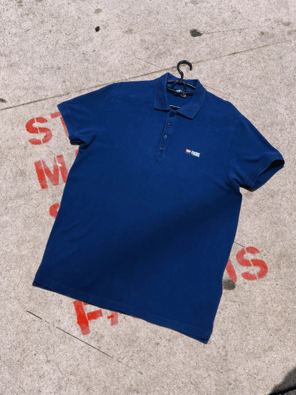 Diesel VINTAGE DIESEL MINI LOGO BASIC POLO T-SHIRT Size US L / EU 52-54 / 3 - 1 Thumbnail