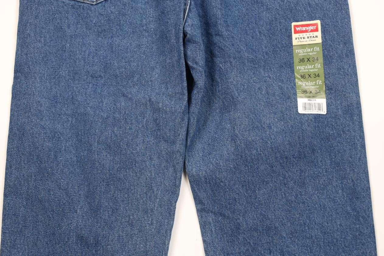Wrangler Deadstock Vintage Y2K Wrangler Straight Leg Denim Jeans Blue Size US 36 / EU 52 - 10 Thumbnail