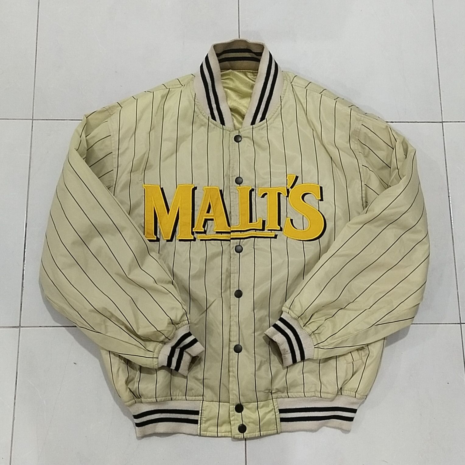 Last Drop MALT'S VARSITY JACKET M 2 IN 1