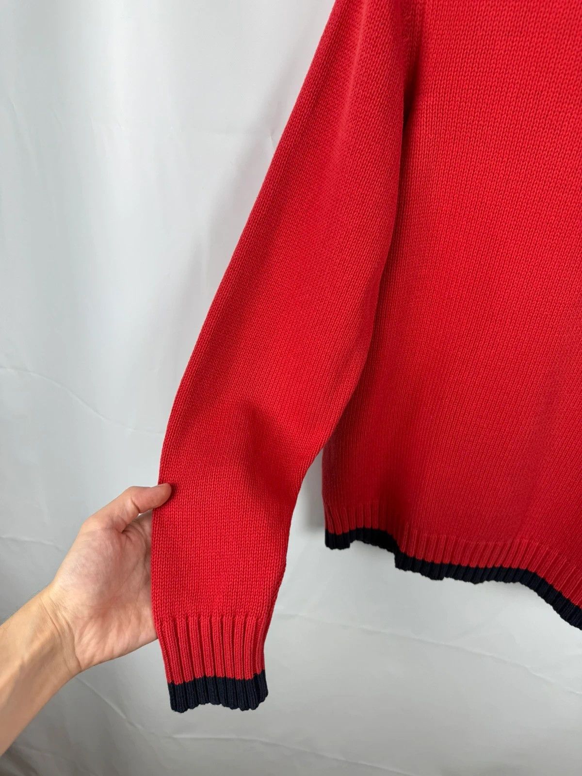 Burberry Thomas Burberry Knit Jumper 1/4 Zip Cotton size M Size US M / EU 48-50 / 2 - 8 Thumbnail