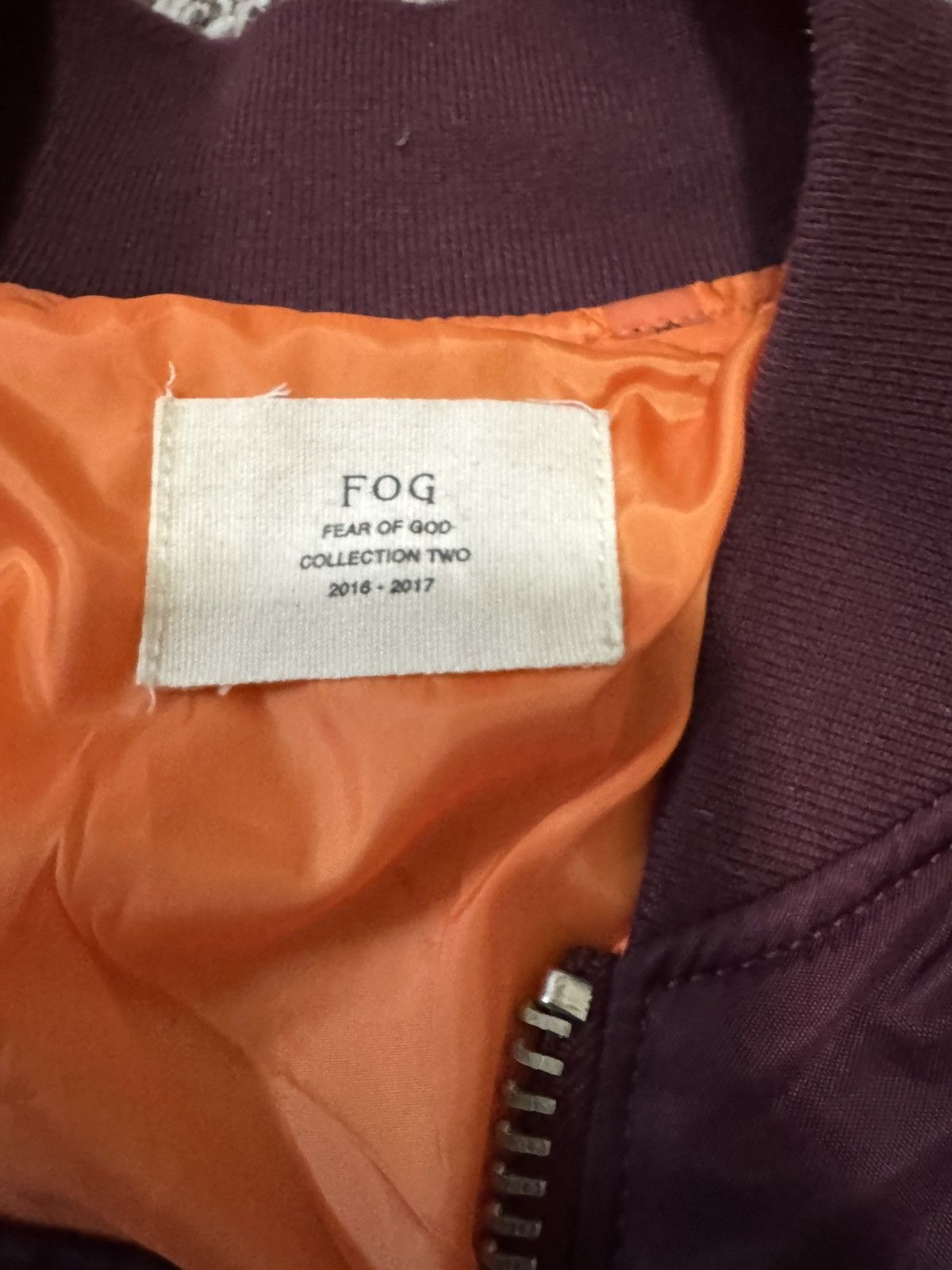 Essentials FOG Essentials Burgundy Bomber Jacket Collection Two Size US M / EU 48-50 / 2 - 3 Thumbnail