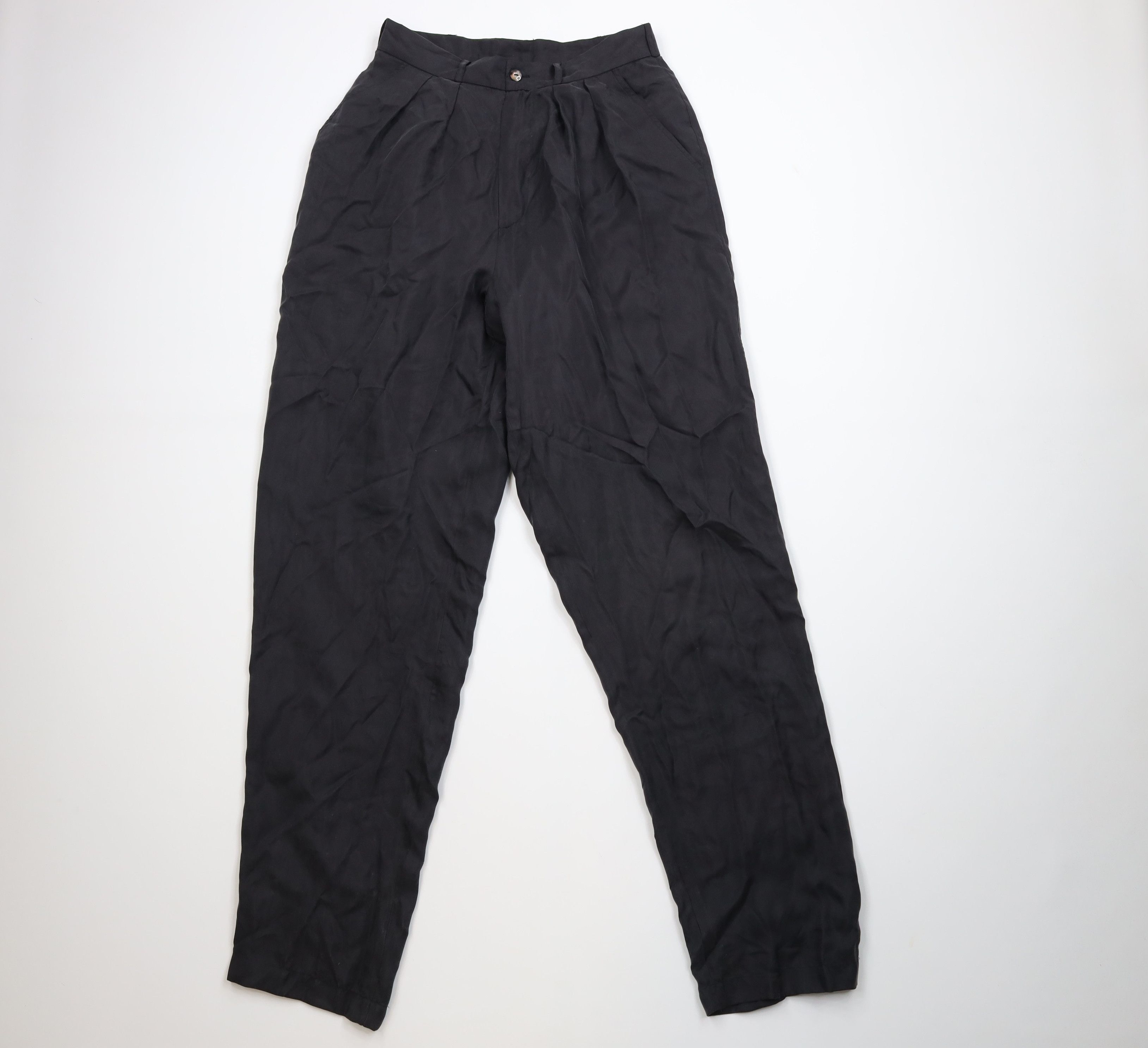 Vintage Deadstock Vintage 90s Streetwear Relaxed Fit Pants Black Size US 30 / EU 46 - 1 Thumbnail
