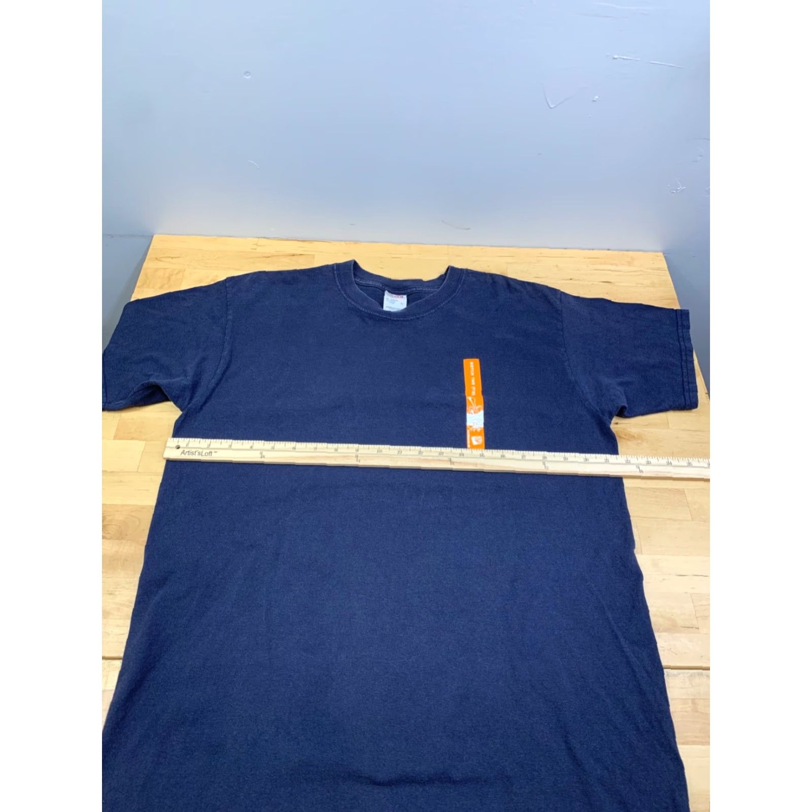 Anvil VINTAGE Warner Bros T Shirt Mens L Blue 2002 Watch the Frog 11480 Size US L / EU 52-54 / 3 - 5 Thumbnail