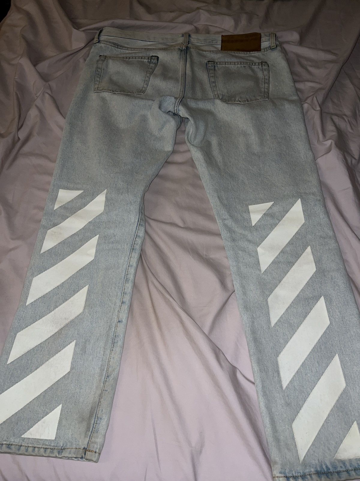 Off-White Off-White Logo Jeans (MSRP $795) Size US 34 / EU 50 - 1 Thumbnail