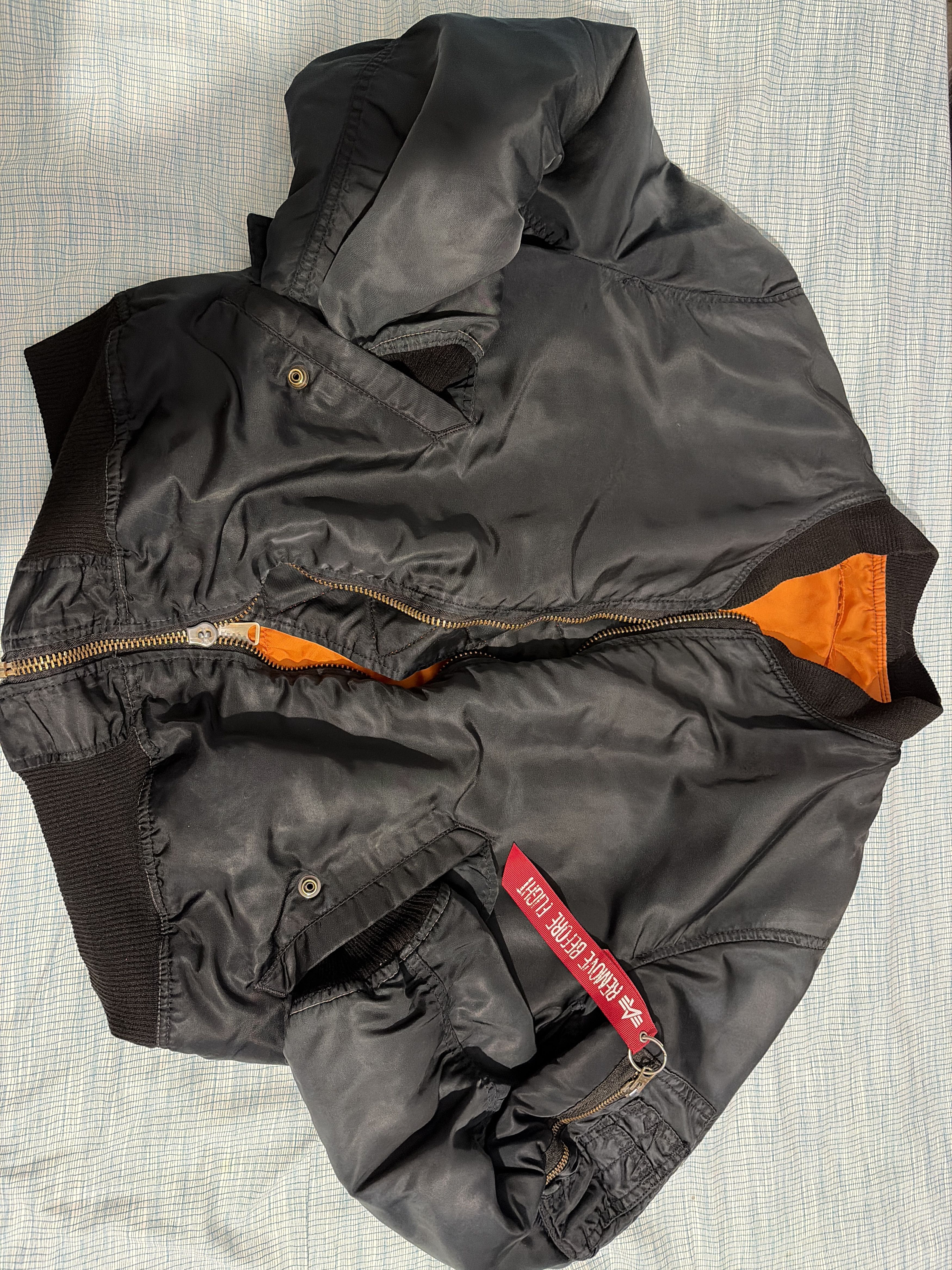 Alpha Industries Vintage Alpha Industries U.S Air Force Bomber Jacket MA-1 Size US L / EU 52-54 / 3 - 17 Thumbnail
