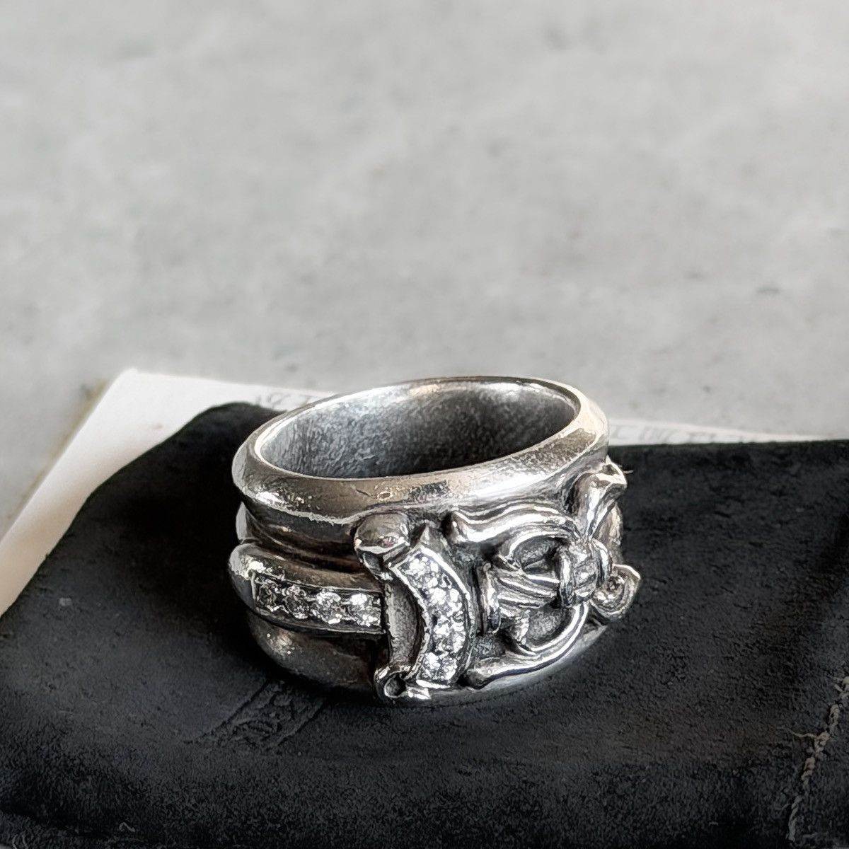 Chrome Hearts Factory Diamond Pave Dagger Ring 6.5 Size ONE SIZE - 2 Thumbnail
