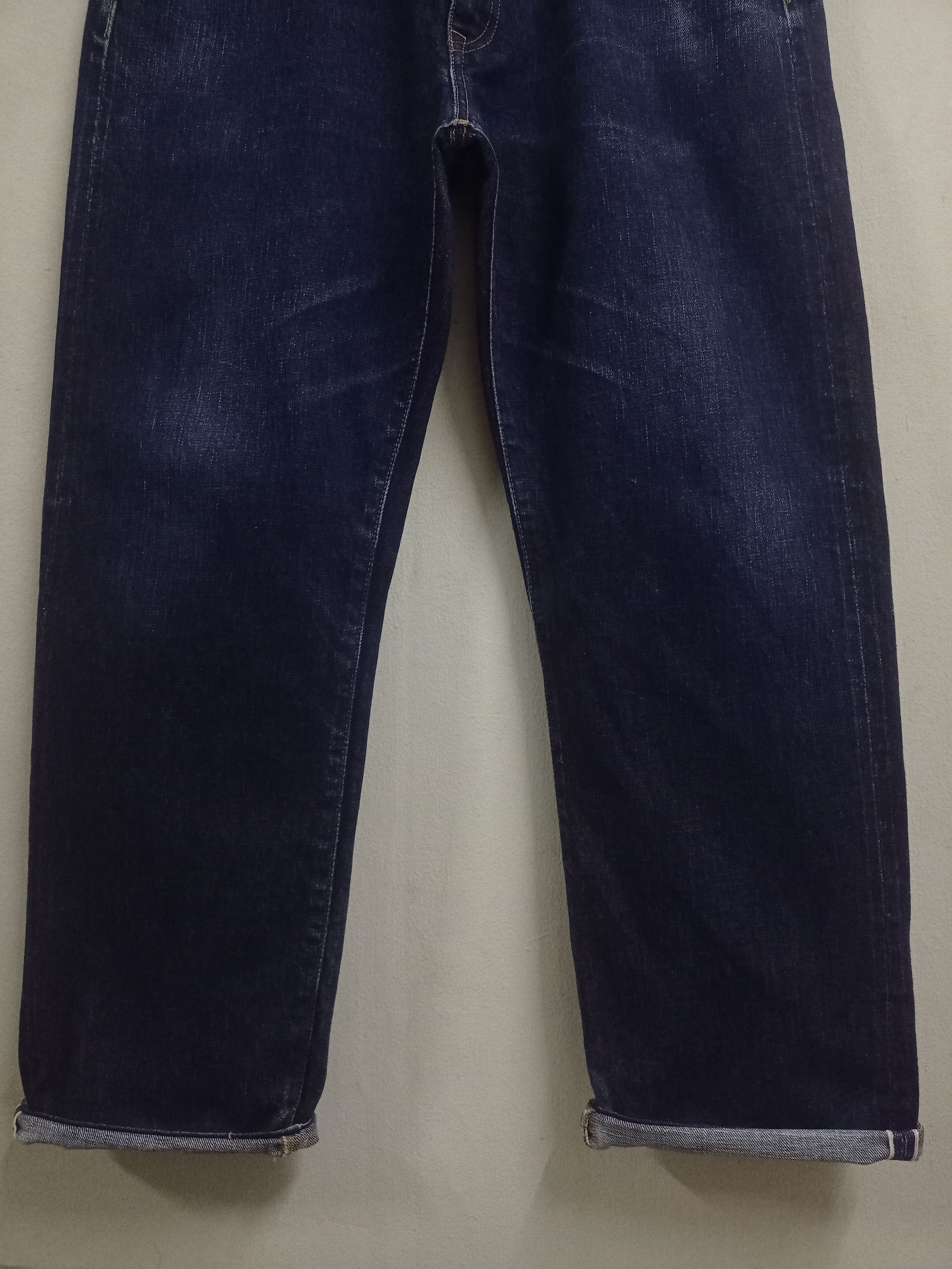 Japan Blue × Japanese Brand Vintage Japan Blue Raw Denim Selvedge Loose Jeans 35x29 Size US 35 - 6 Thumbnail