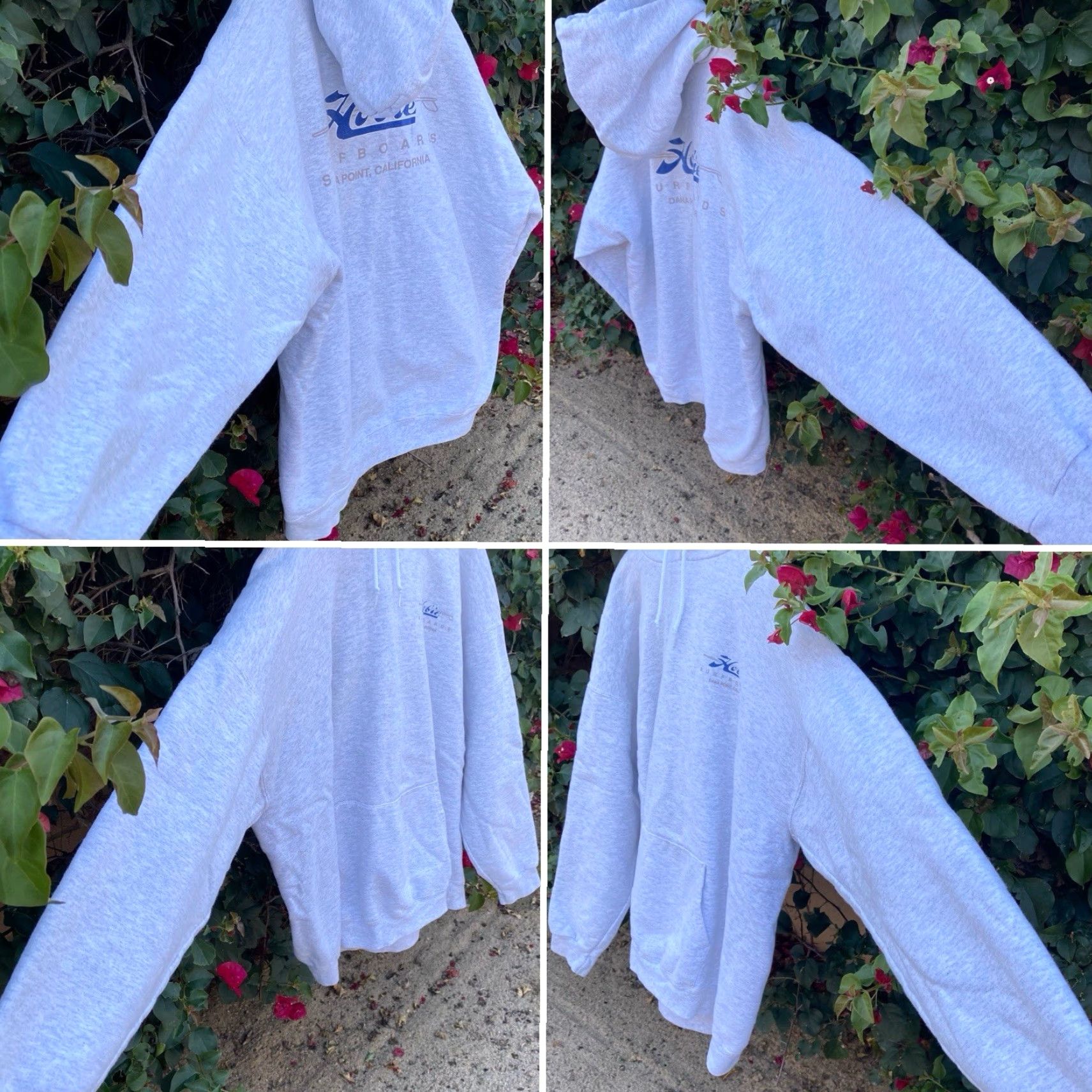 Vintage VINTAGE Hobie Surfboards Dana Point CA Hoodie Sweatshirt Gray Pullover XL 90s Mens Size US XL / EU 56 / 4 - 3 Thumbnail