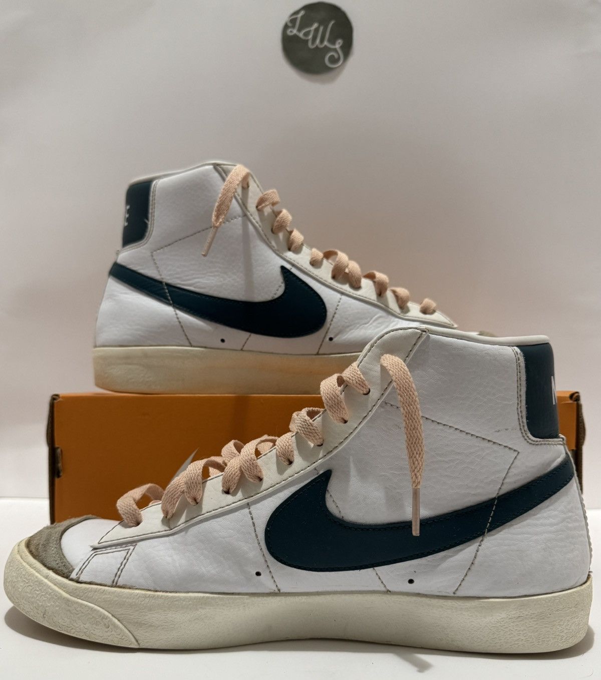 Nike Nike Blazer Mid 77 White/Dark Teal Size US 11.5 / EU 44-45 - 3 Thumbnail