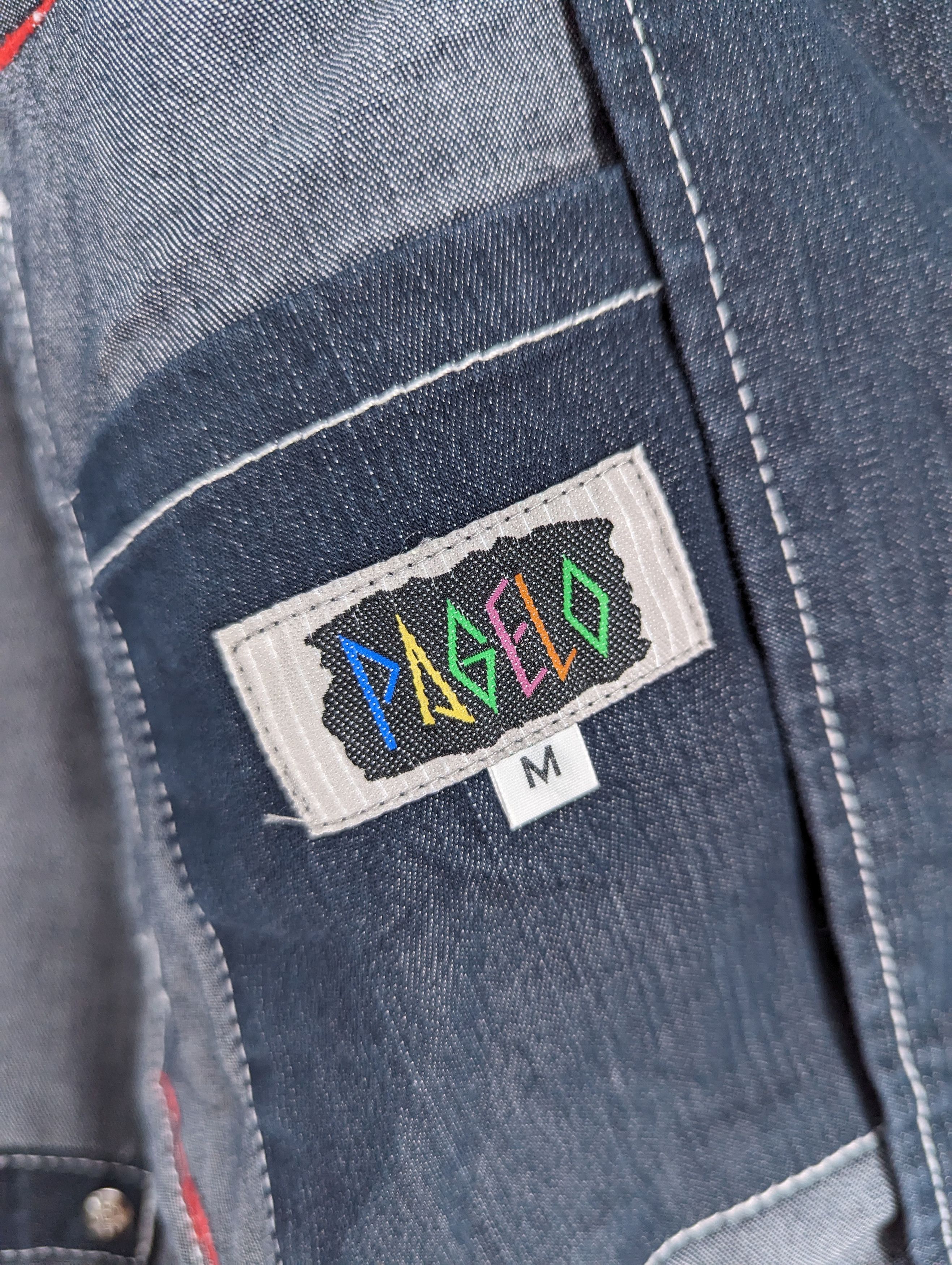 Other Vintage 90s Pagelo Sport Denim Vest Jacket Size US M / EU 48-50 / 2 - 8 Thumbnail