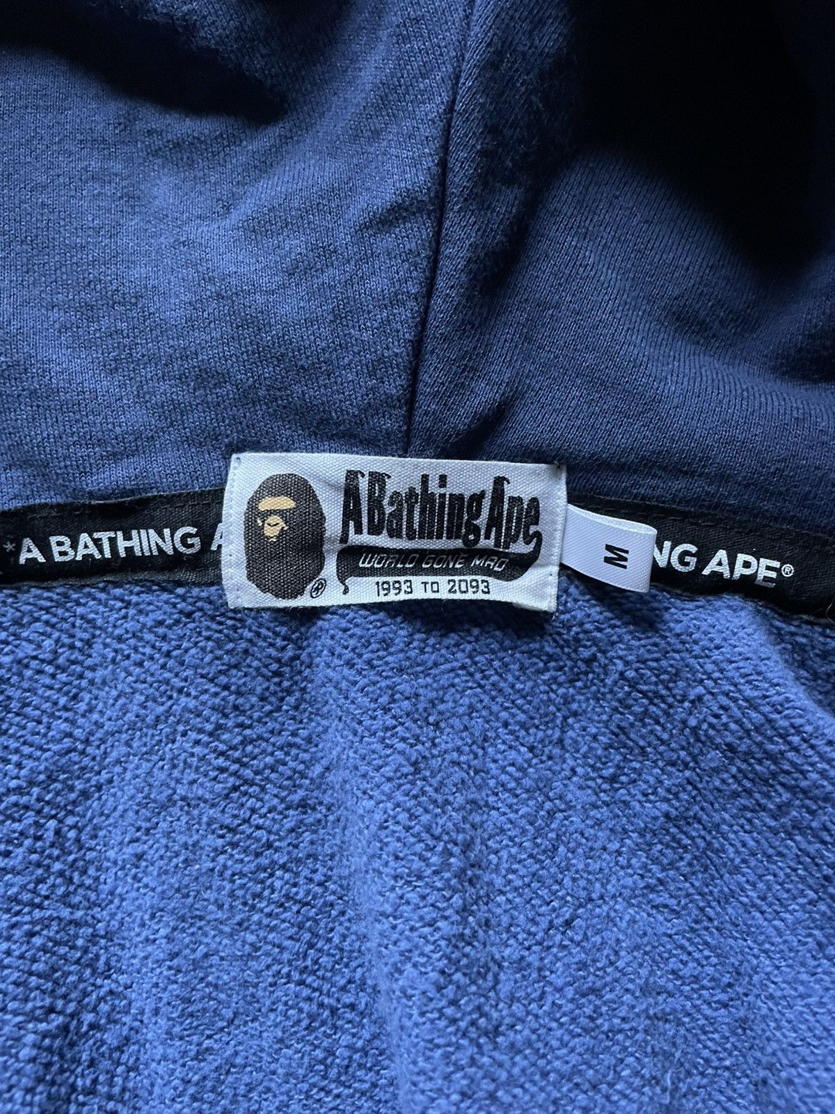 Bape BAPE Color Blue Camo Shark Wide Full Zip Double Hoodie Size US M / EU 48-50 / 2 - 6 Thumbnail