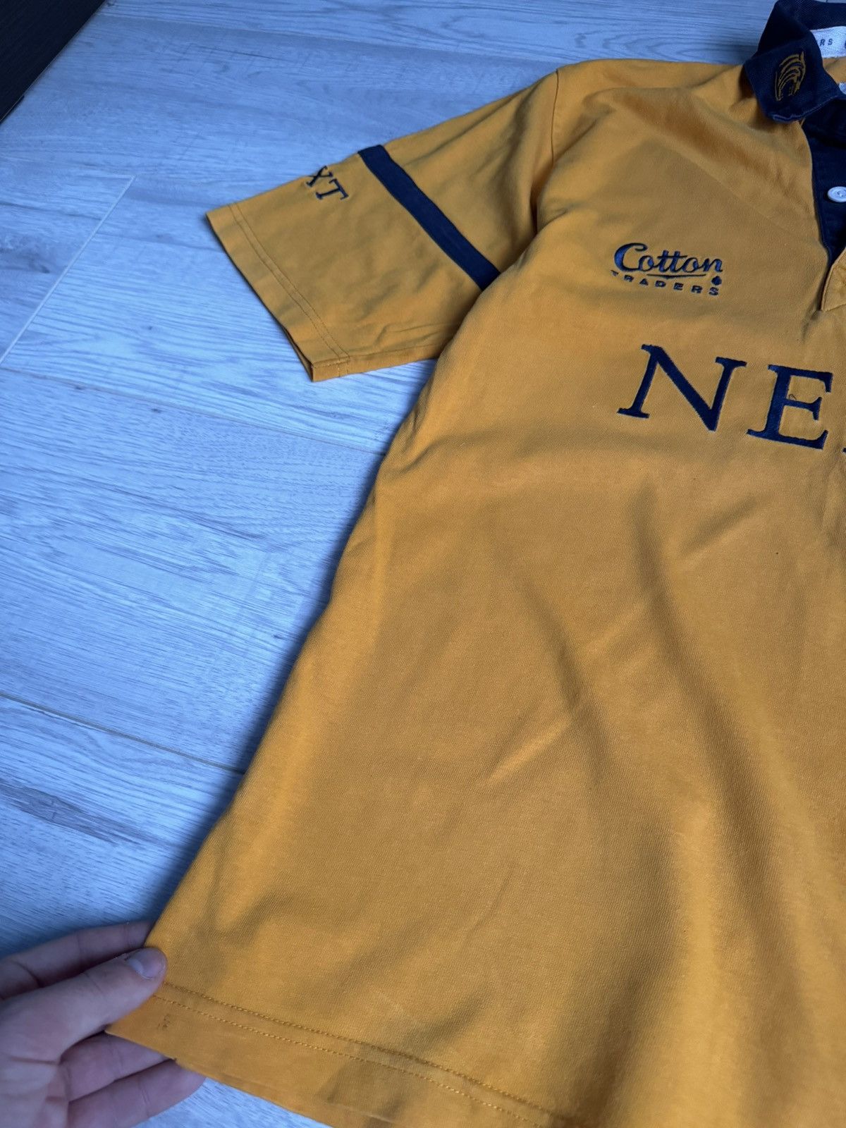 Cotton Traders × Vintage Leicester Tigers Rugby Away Shirt 1998 1999 Cotton Traders Size US S / EU 44-46 / 1 - 4 Thumbnail
