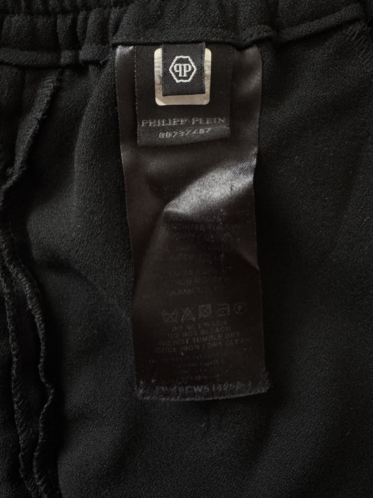 Philipp Plein 🔥 Philipp Plein Black Viscose Sweatpants Size 30" / US 8 / IT 44 - 6 Thumbnail