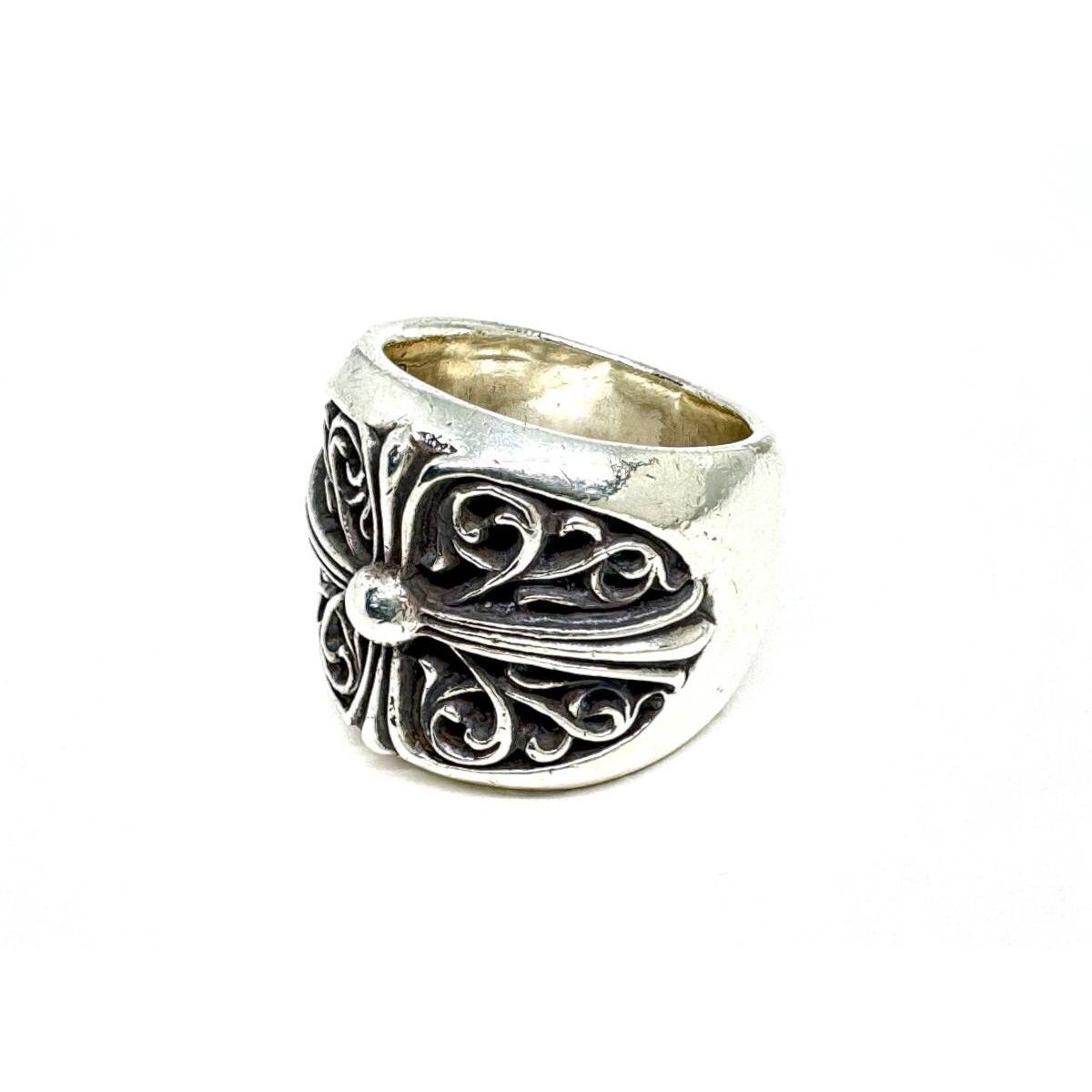 Chrome Hearts Chrome Hearts Classic Oval Cross Ring 925 Silver Size ONE SIZE - 2 Thumbnail