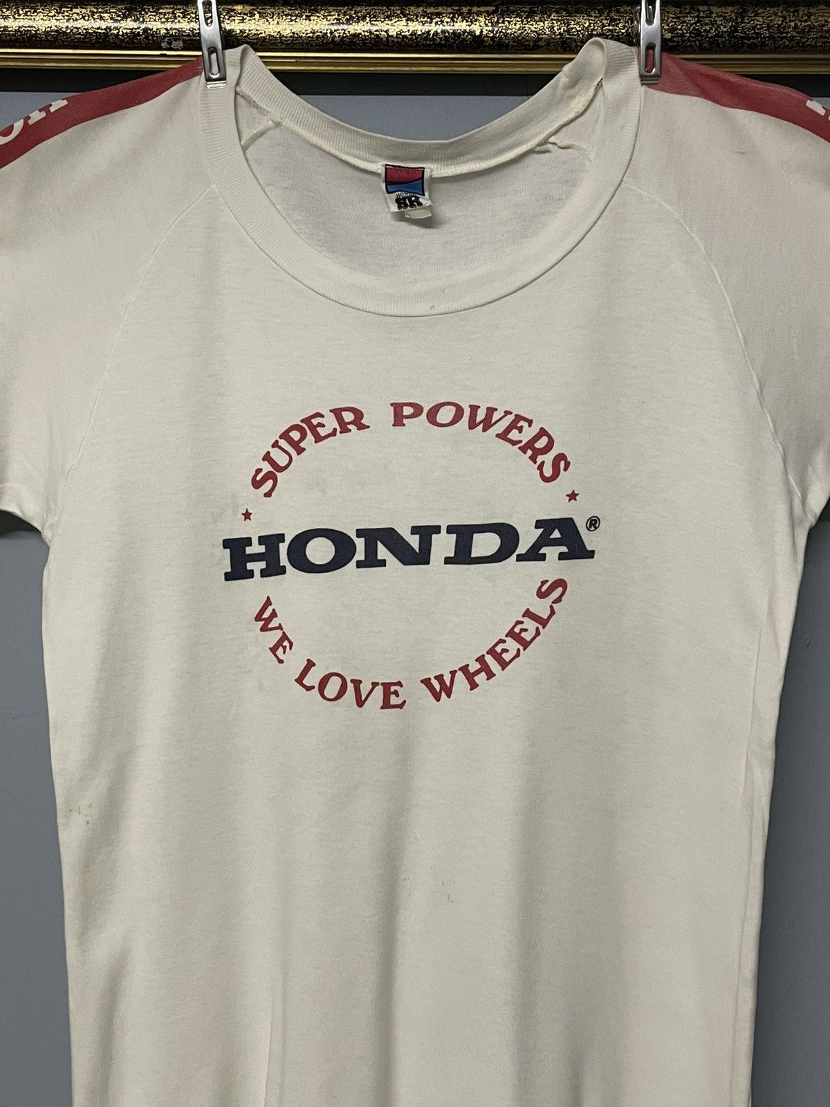 Designer × Japanese Brand × Vintage Vintage 1990s Single Stitch Honda Super Powers Promo Tshirt Size US S / EU 44-46 / 1 - 3 Thumbnail
