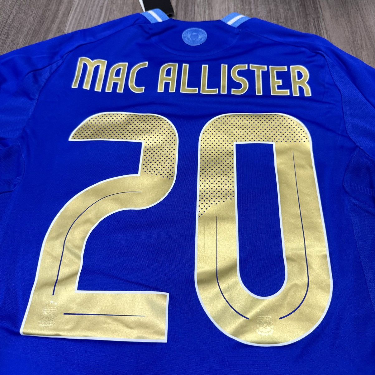 Adidas Argentina 24/25 player issue away shirt #20 Mac Allister Size US S / EU 44-46 / 1 - 4 Thumbnail