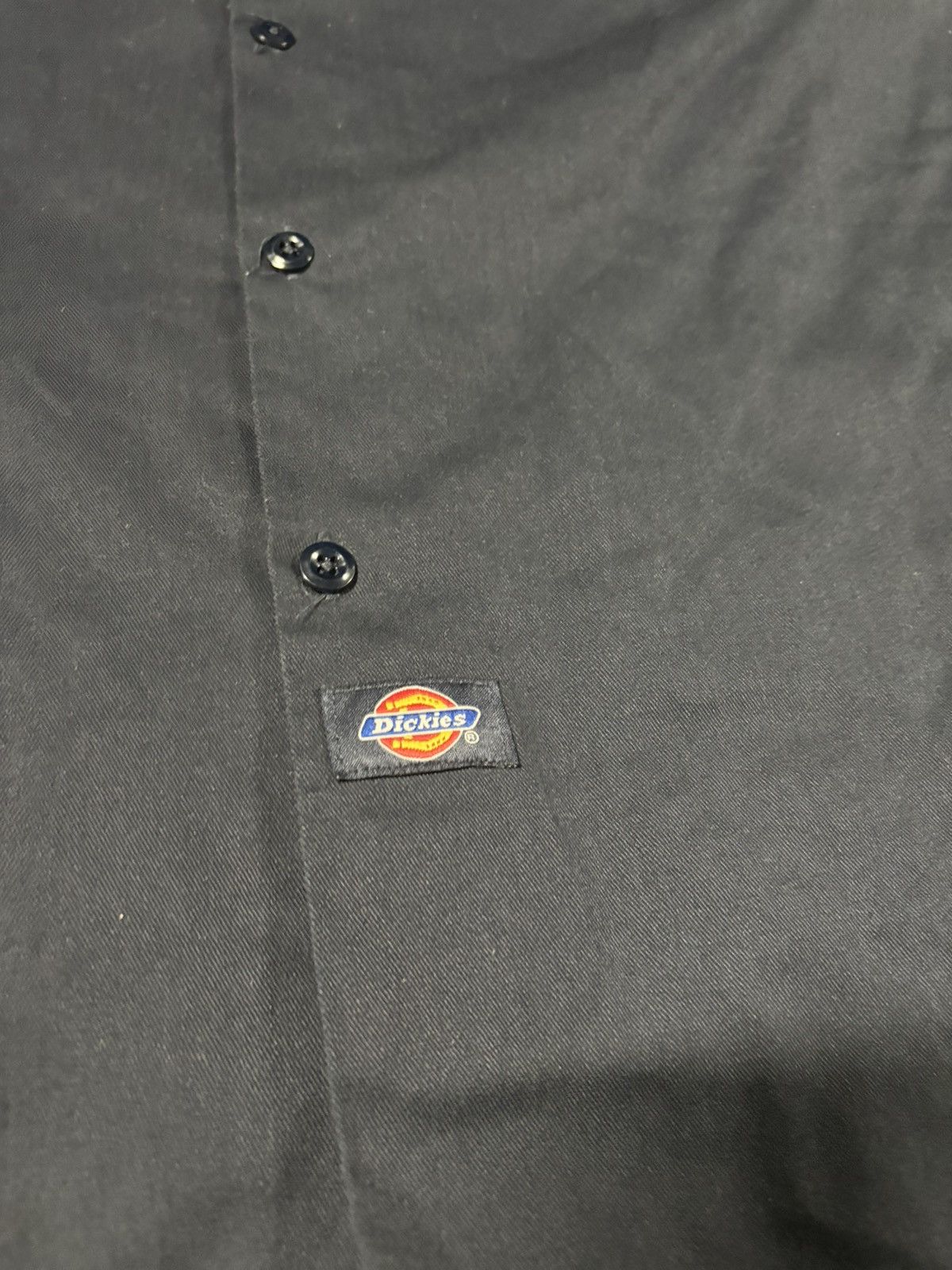 Dickies × Vintage Vintage Dickies Buttons Up Workwear Shirt Navy 90s Size US XL / EU 56 / 4 - 4 Thumbnail