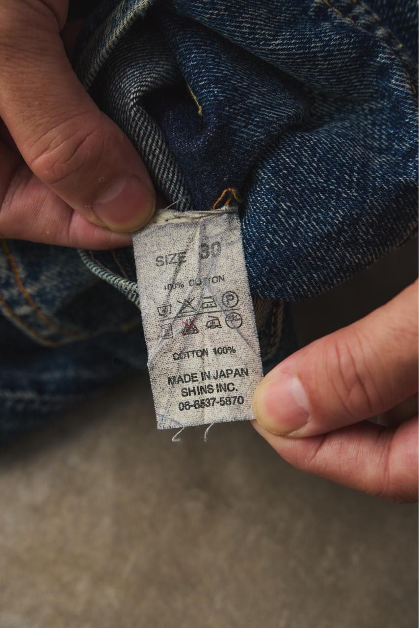 Denime Denime Lot 497 Vintage Wash Selvedge Denim Jeans Size US 30 / EU 46 - 8 Thumbnail