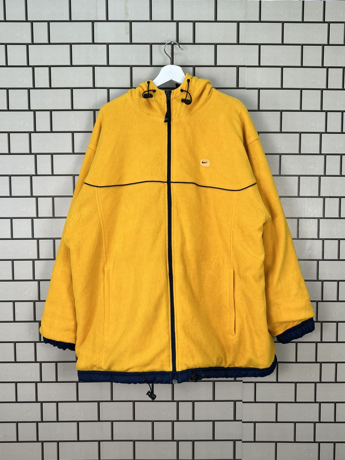 Nike Vintage Nike Hooded Reversible Jacket Size US L / EU 52-54 / 3 - 14 Thumbnail
