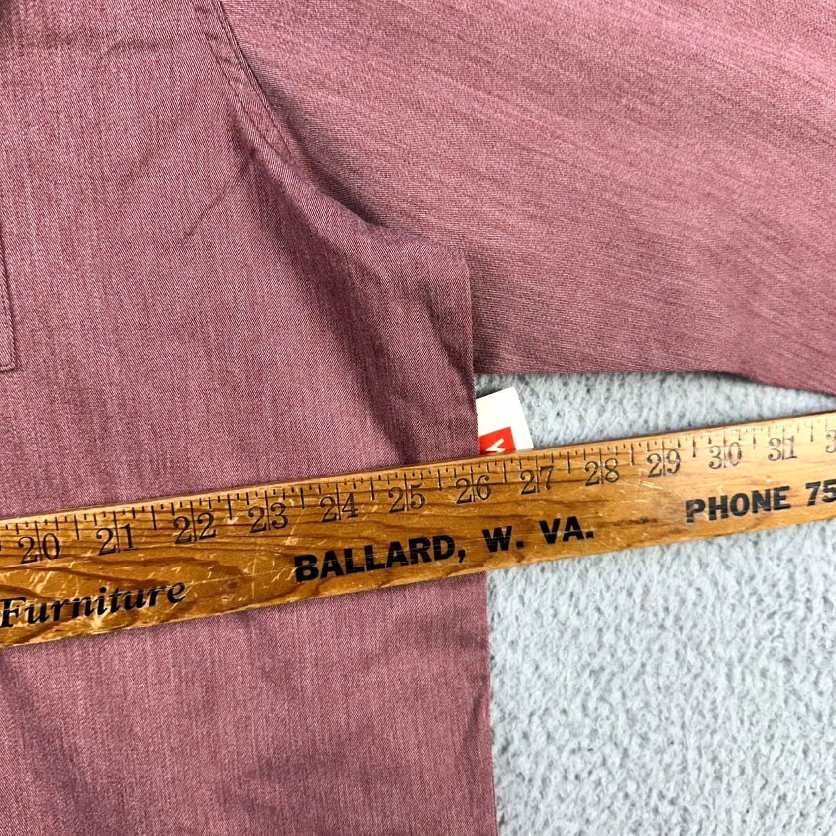 Wrangler Wrangler Shirt Button Up Mens XL Red Flap Pocket Stretch Long Sleeve Casual NEW Size US XL / EU 56 / 4 - 7 Thumbnail