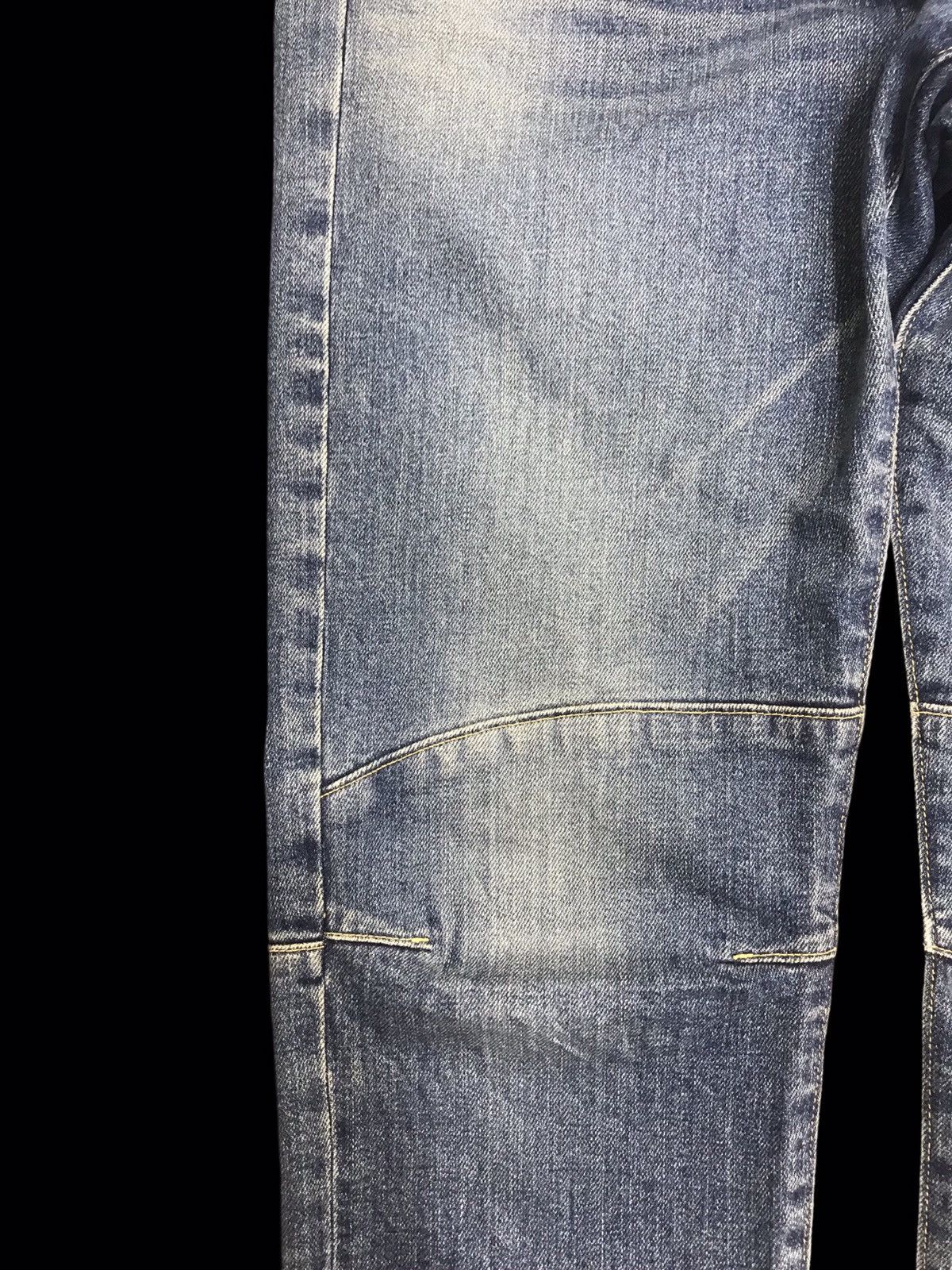 Toyo Enterprises 💥BIKER DENIM💥GOLD BY TOYO ENT SKINNY BIKER DENIM F317 Size US 32 / EU 48 - 6 Thumbnail