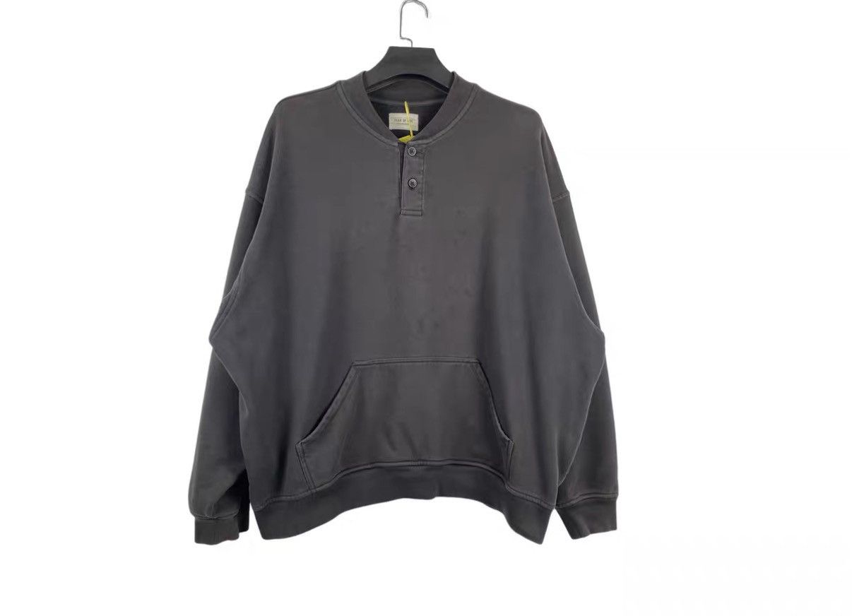 Fear of God Fear Of God 6th Mainline Henley Hoodie J31 Size US XL / EU 56 / 4 - 1 Thumbnail