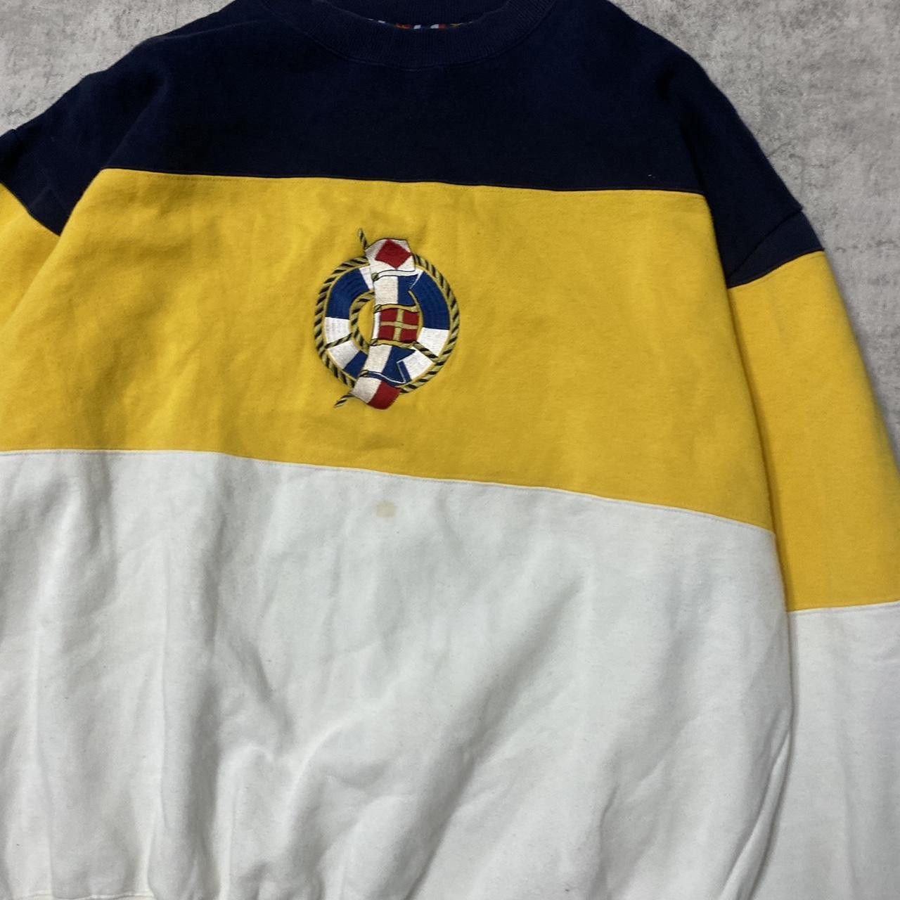 Other hoodie embroidered logo navy and yellow Size US XL / EU 56 / 4 - 2 Thumbnail