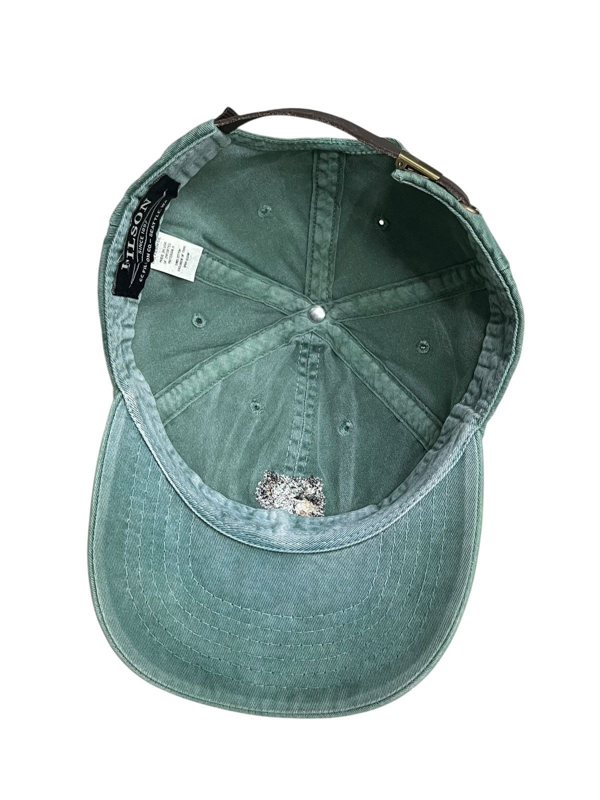 Filson RARE🔥Vintage Filson Bear Embroidered Dad Hat Made in USA Size ONE SIZE - 10 Thumbnail