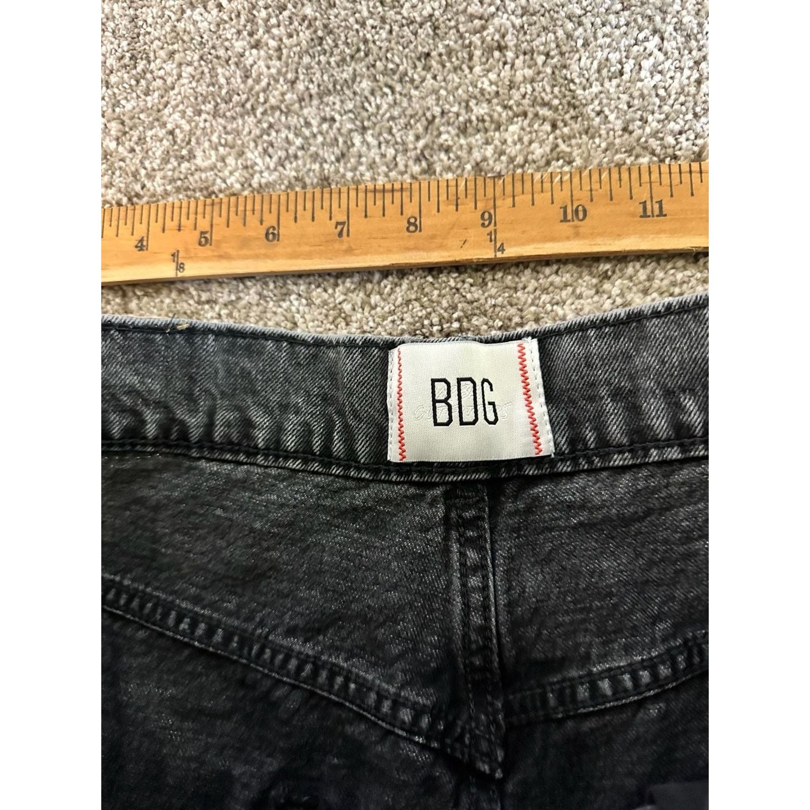Bdg BDG Rih Mid-Rise Balloon Baggy Jeans Washed Black Size 31 Size 31" - 6 Thumbnail