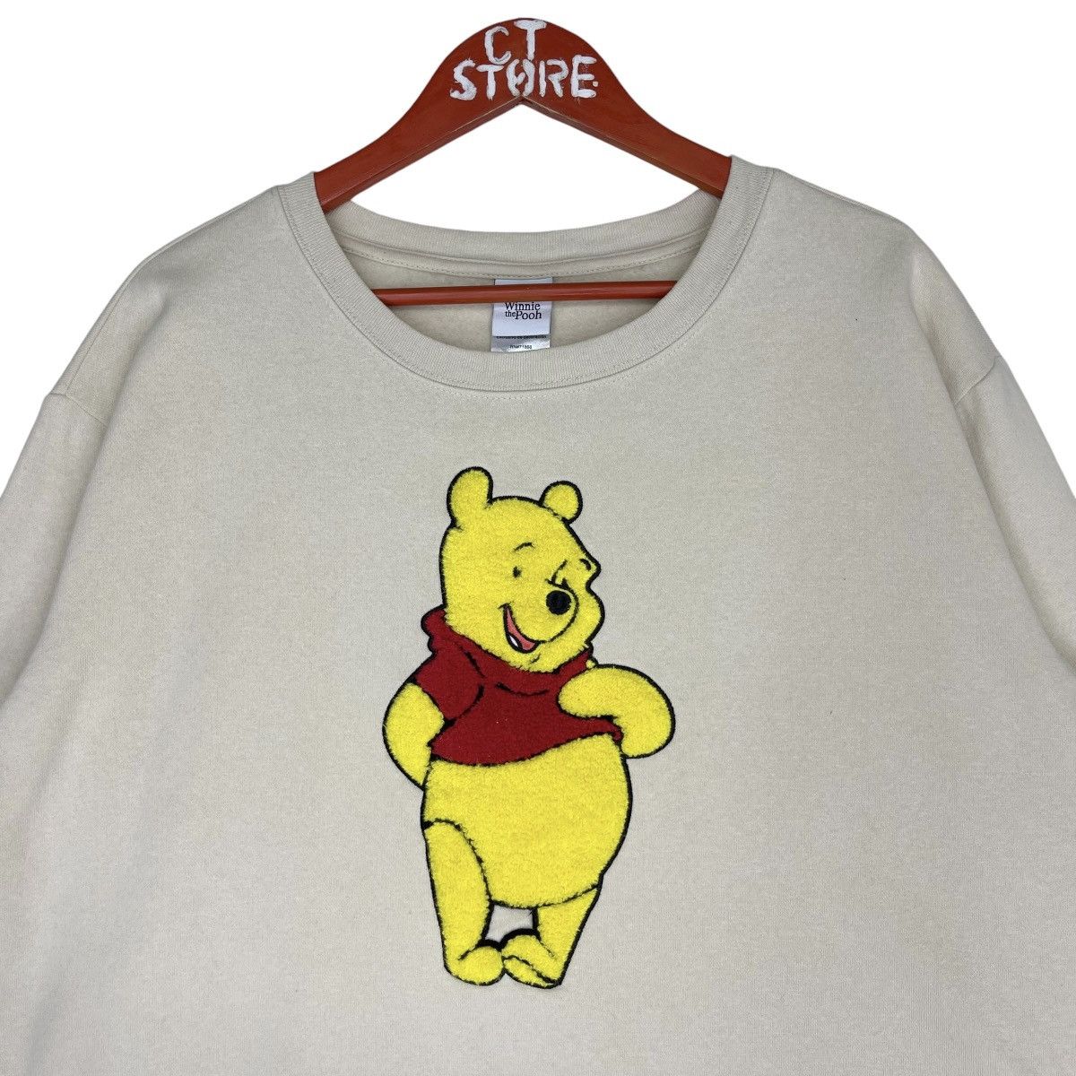 Anime × Cartoon Network Disney Winnie The Pooh Embroidered Crewneck Sweatshirt Size L / US 10 / IT 46 - 3 Thumbnail
