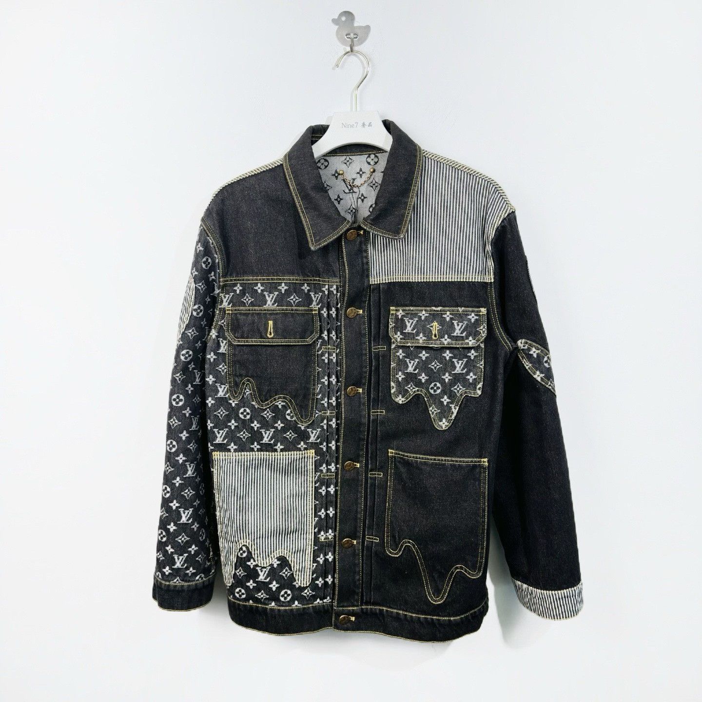 Louis Vuitton Louis Vuitton Nigo Logo Denim Jacket Size US M / EU 48-50 / 2 - 1 Thumbnail