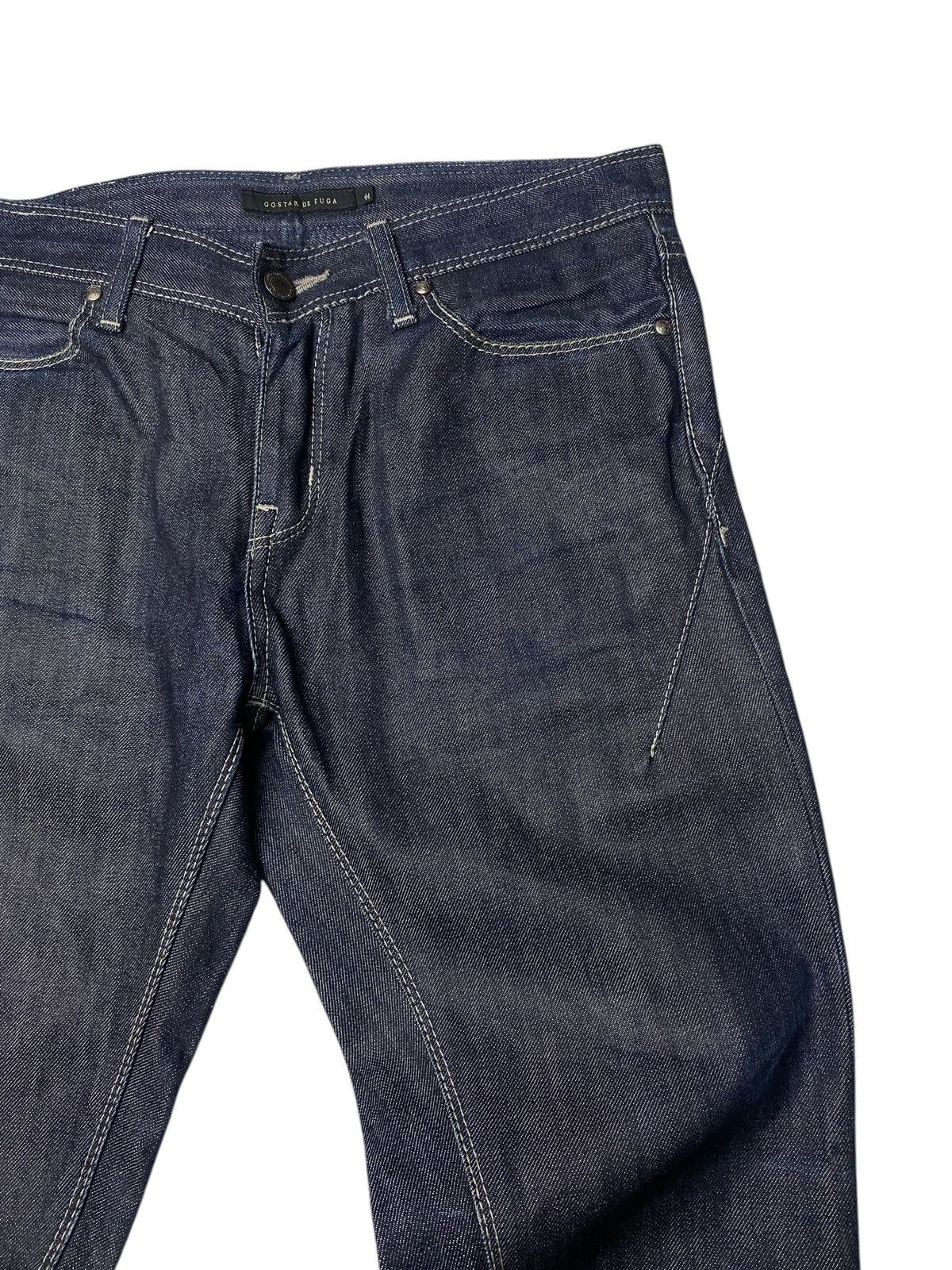 If Six Was Nine 2000's Gostar De Fuga Zipper Flared Jeans Size US 30 / EU 46 - 5 Thumbnail