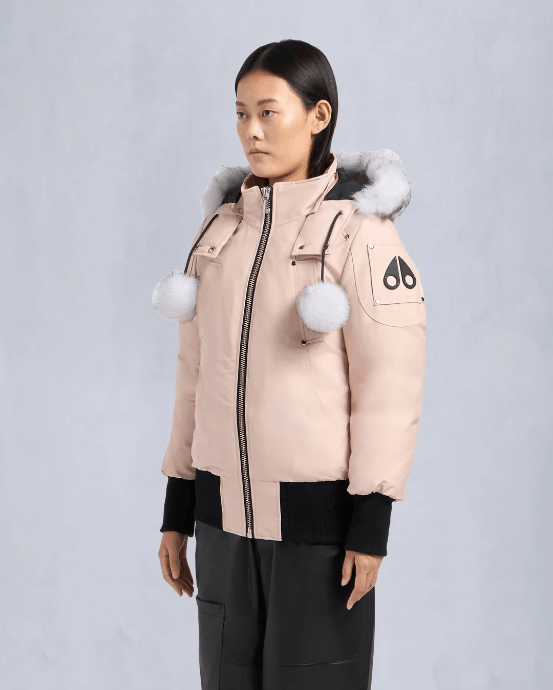 Moose Knuckles ORIGINAL DEBBIE SHEARLING BOMBER JACKET Size M / US 6-8 / IT 42-44 - 2 Thumbnail