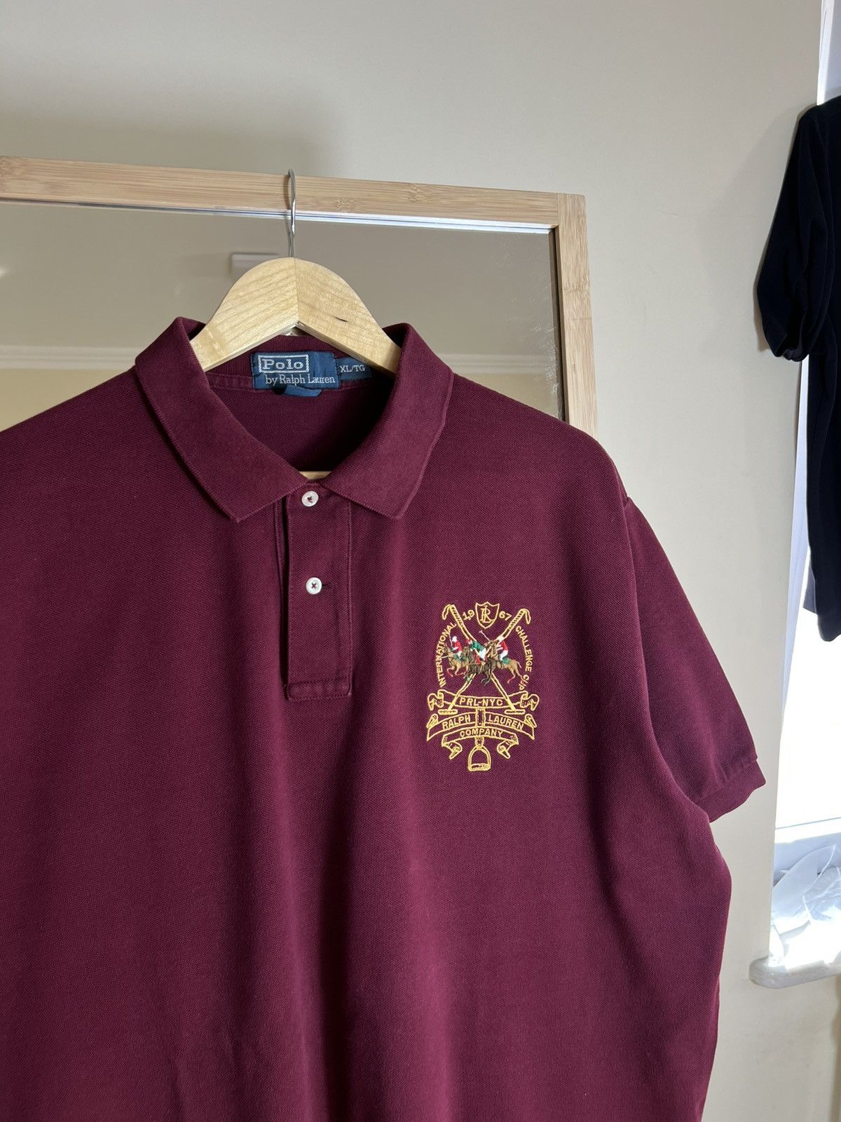 Polo Ralph Lauren Vintage Ralph Lauren Polo XL – Rare Crest Logo Rugby Style Size US XL / EU 56 / 4 - 4 Thumbnail