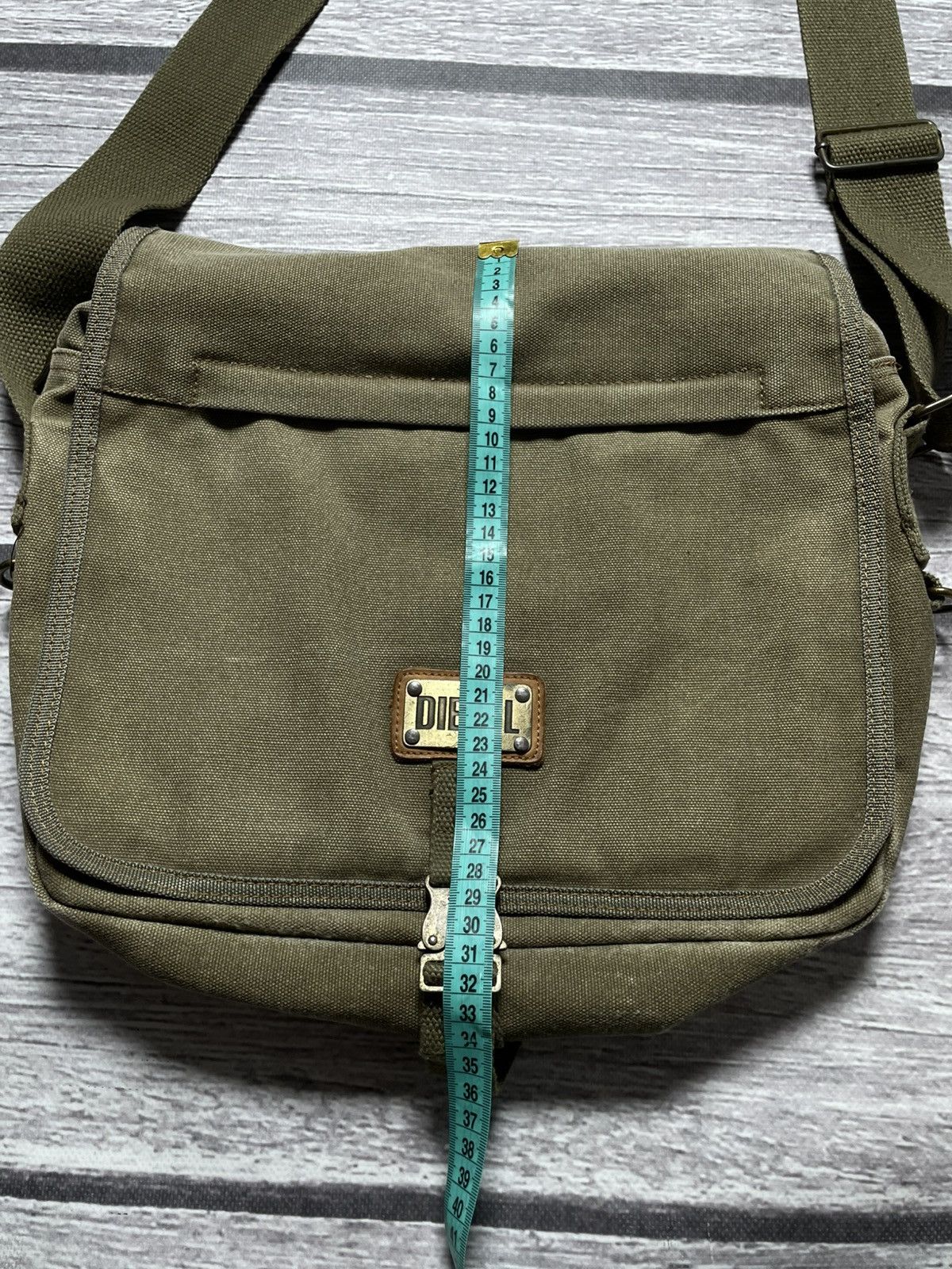 Diesel Diesel Vintage Canvas Archival Avant Garde Y2k Shoulder Bag Size ONE SIZE - 17 Thumbnail