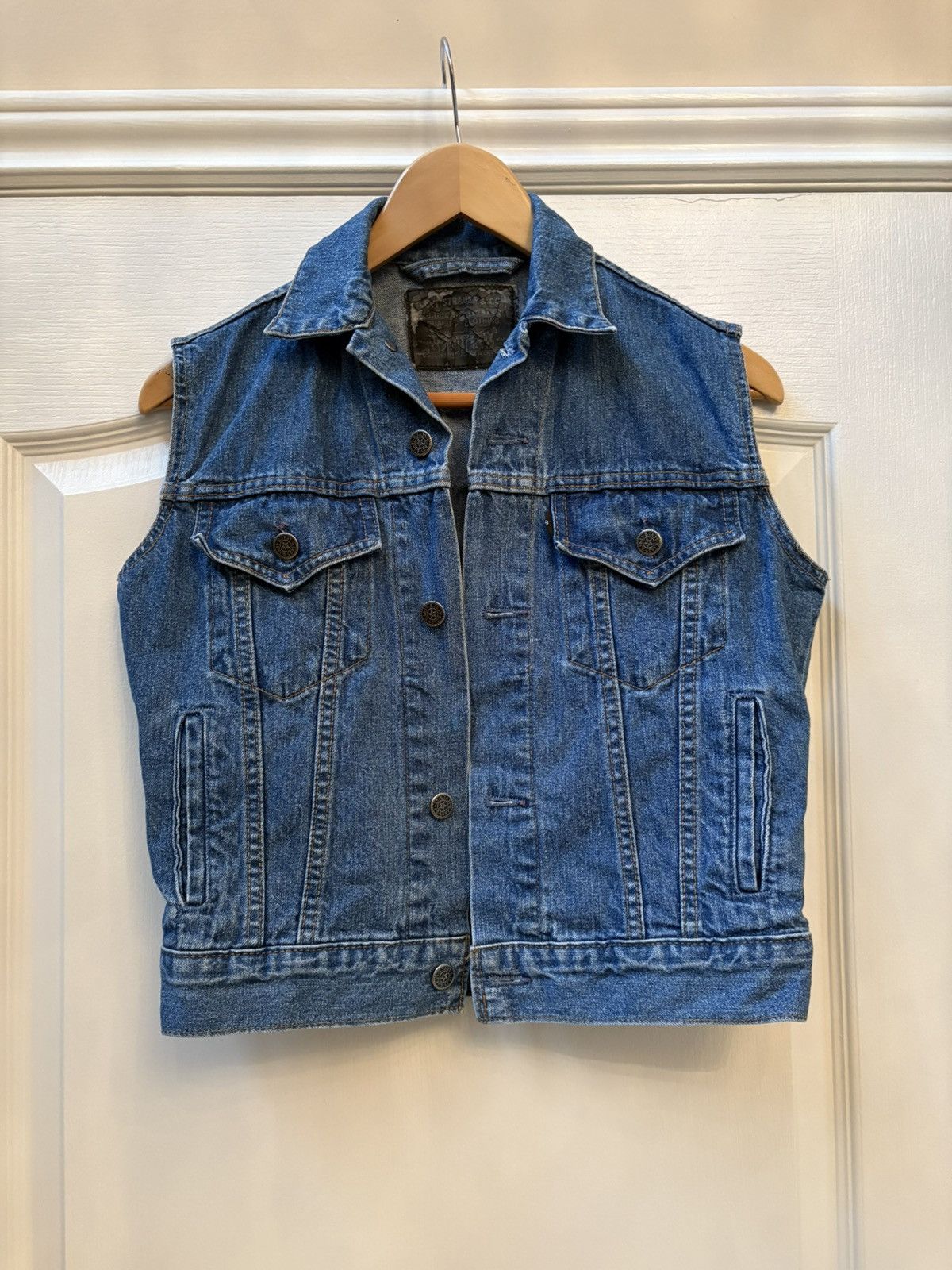 Levi's Vintage Clothing Vintage levi’s denim vest Size M / US 6-8 / IT 42-44 - 1 Thumbnail