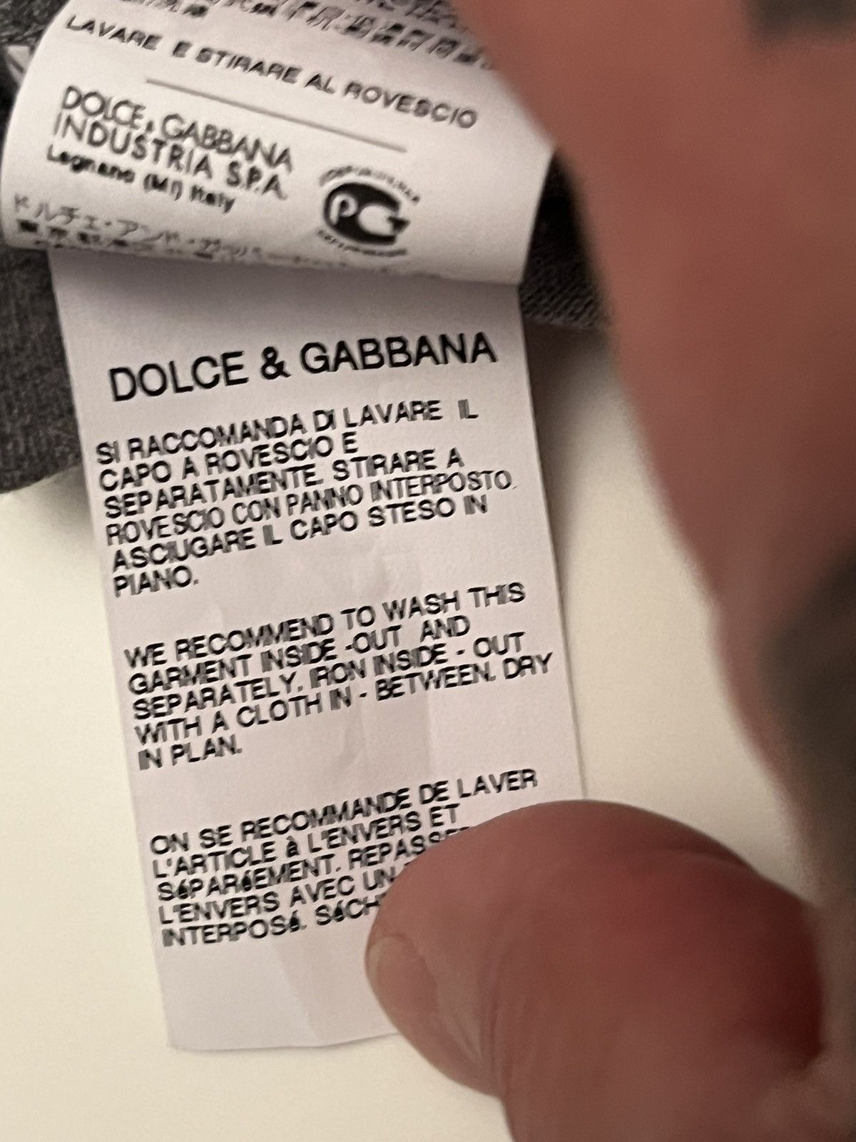 Dolce & Gabbana Grey Size US S / EU 44-46 / 1 - 7 Thumbnail