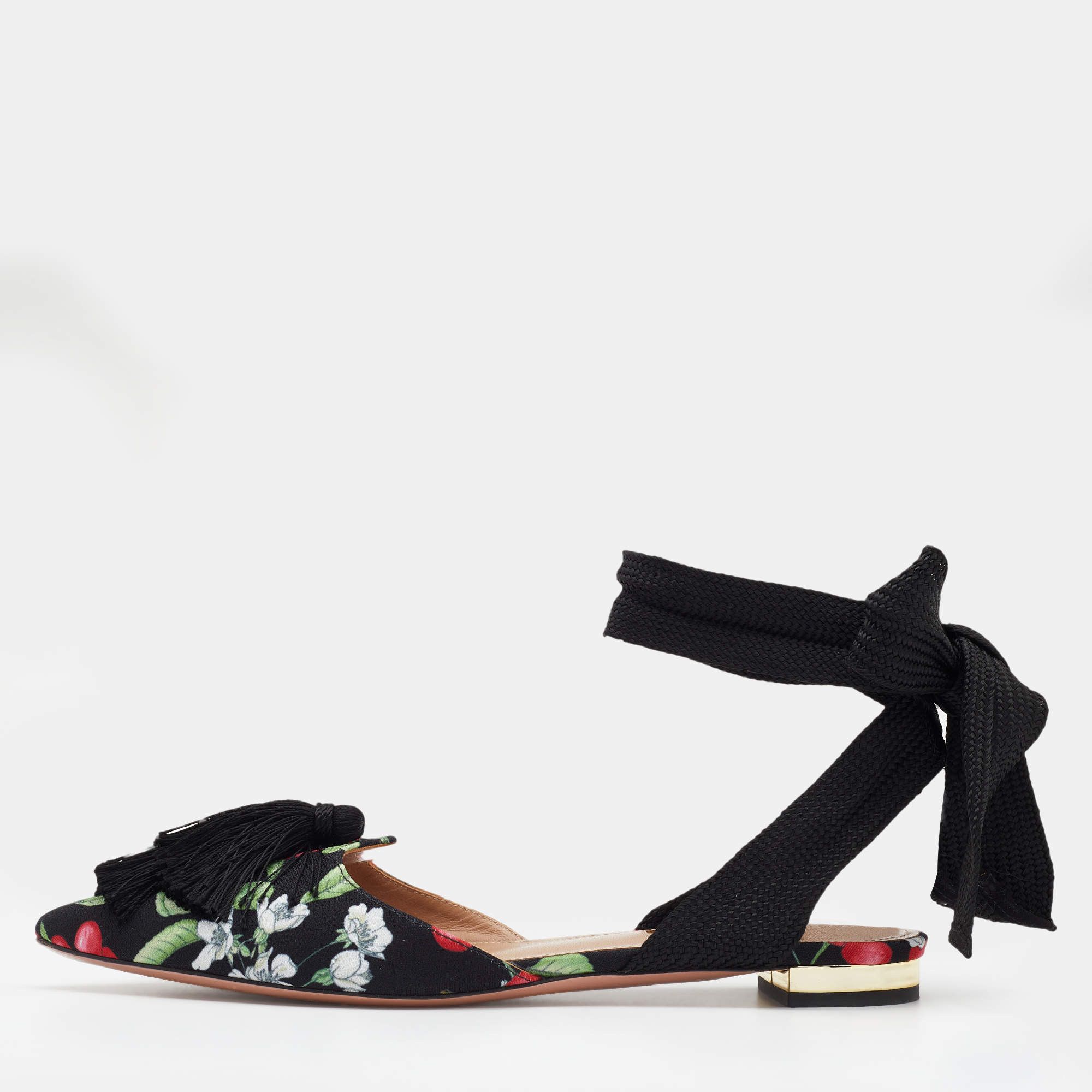 Aquazzura o1y0625 Ballet Flats in Multicolor Size US 6.5 / IT 36.5 - 1 Thumbnail