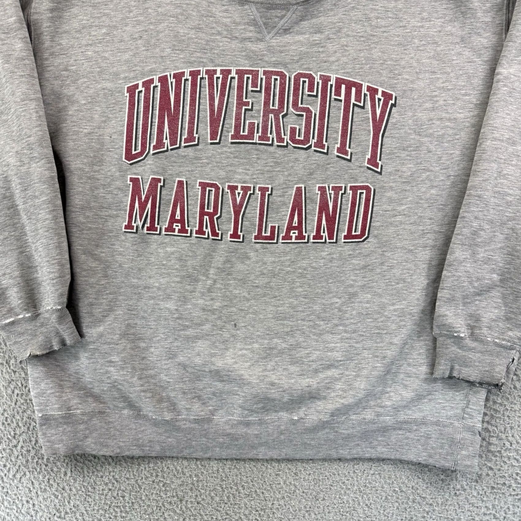 Vintage VINTAGE Gear For Sports Sweatshirt Men Adult Large Gray 90s University of Maryland USA Shirt Pullover Crew Neck Size US L / EU 52-54 / 3 - 2 Thumbnail